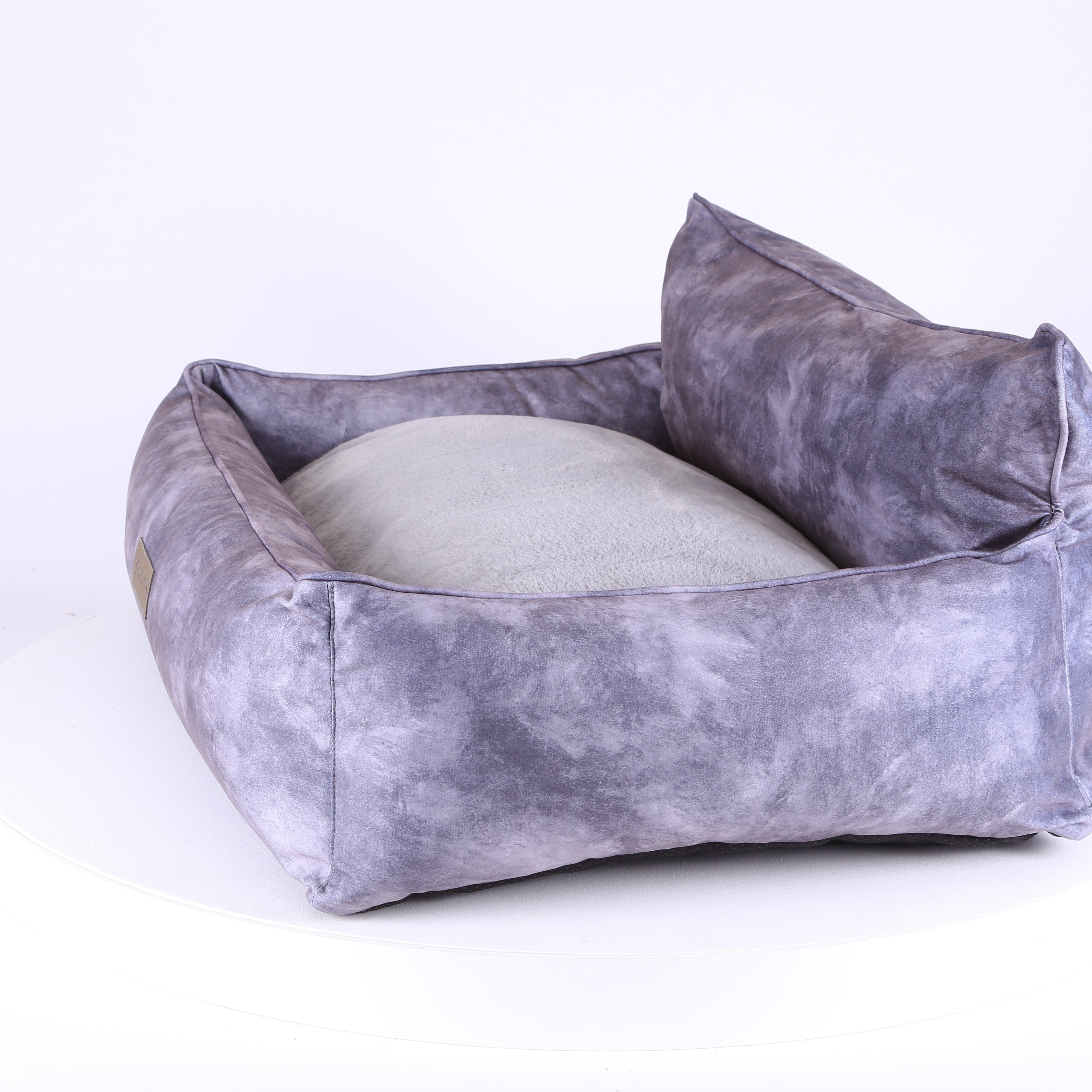 Kensington Box Bed - Grey Dog Bed Scruffs®