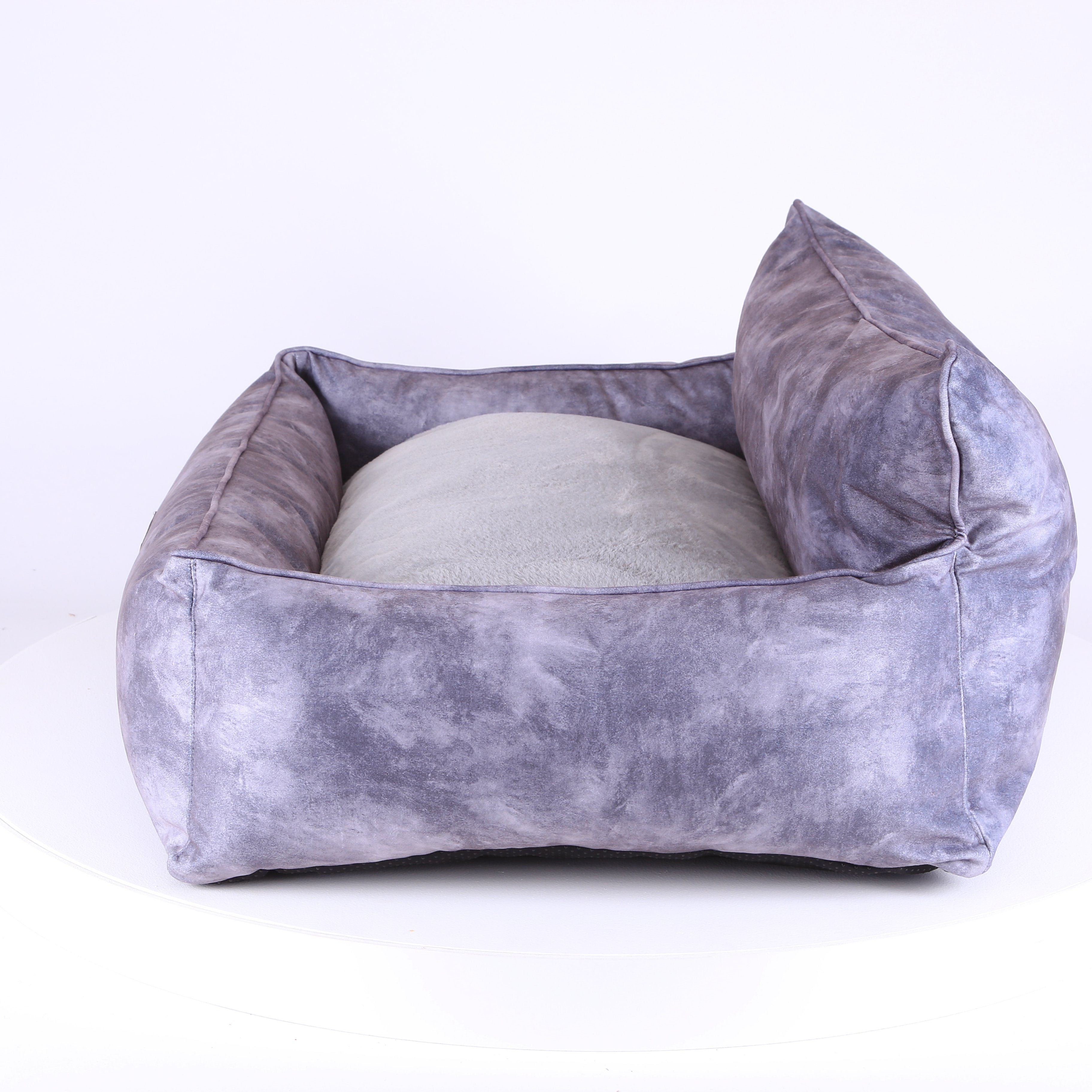 Kensington Box Bed - Grey Dog Bed Scruffs®