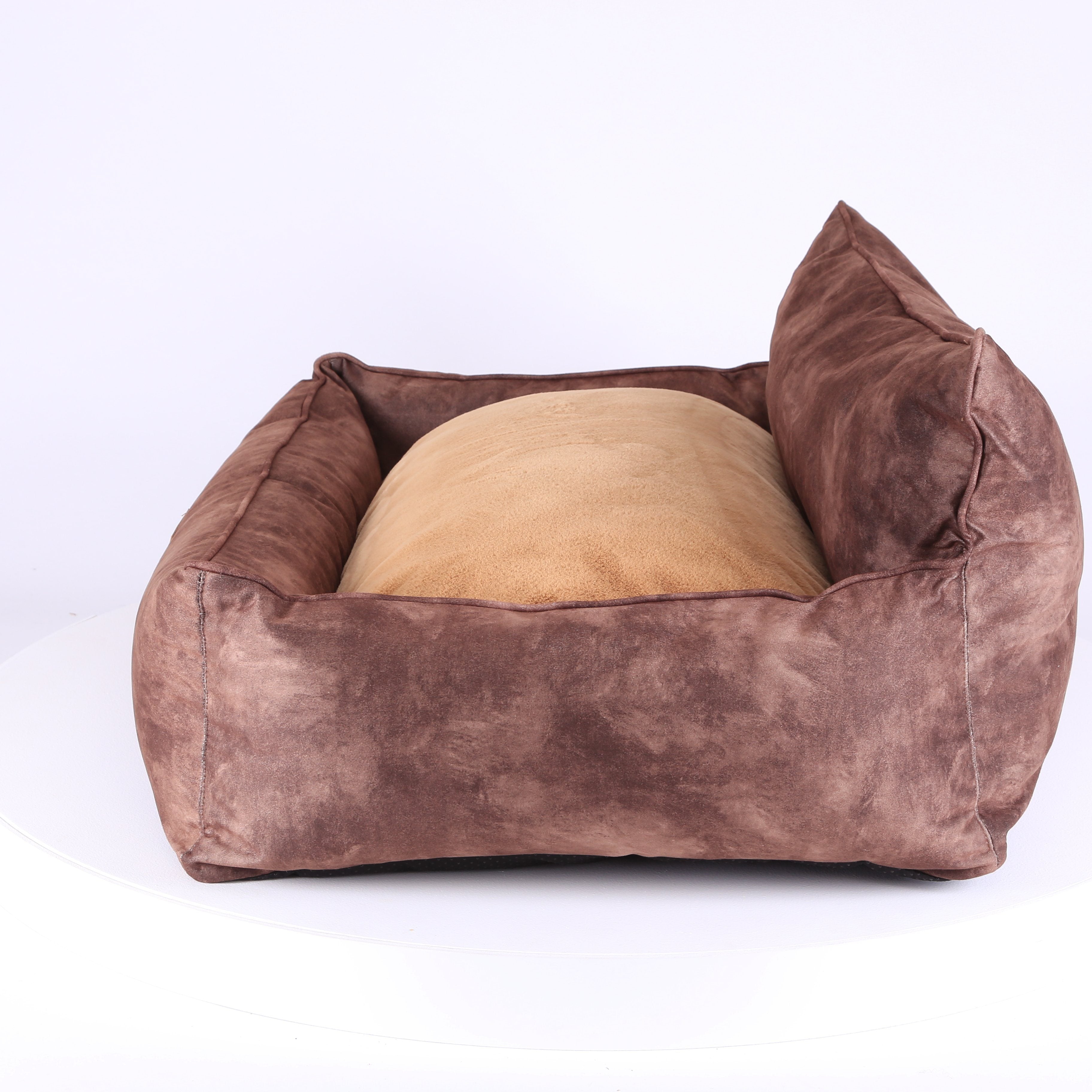 Kensington Box Bed - Chocolate Dog Bed Scruffs®
