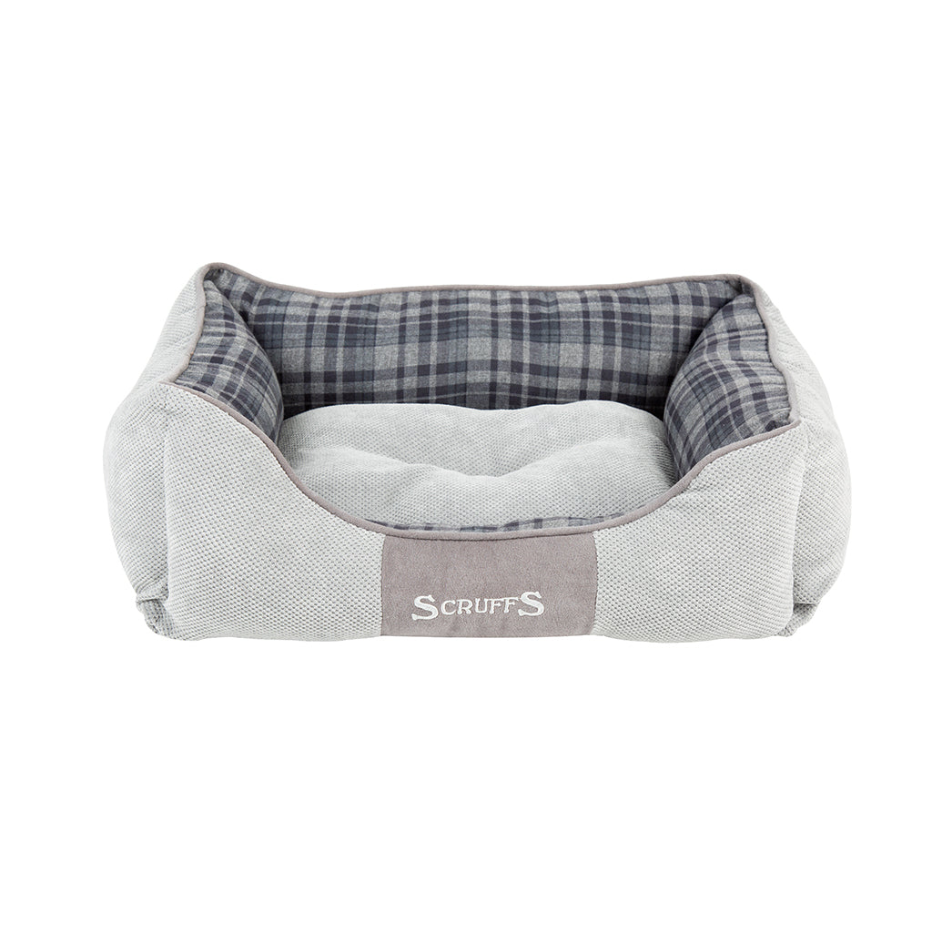Highland Box Bed - Grey Dog Bed Scruffs®