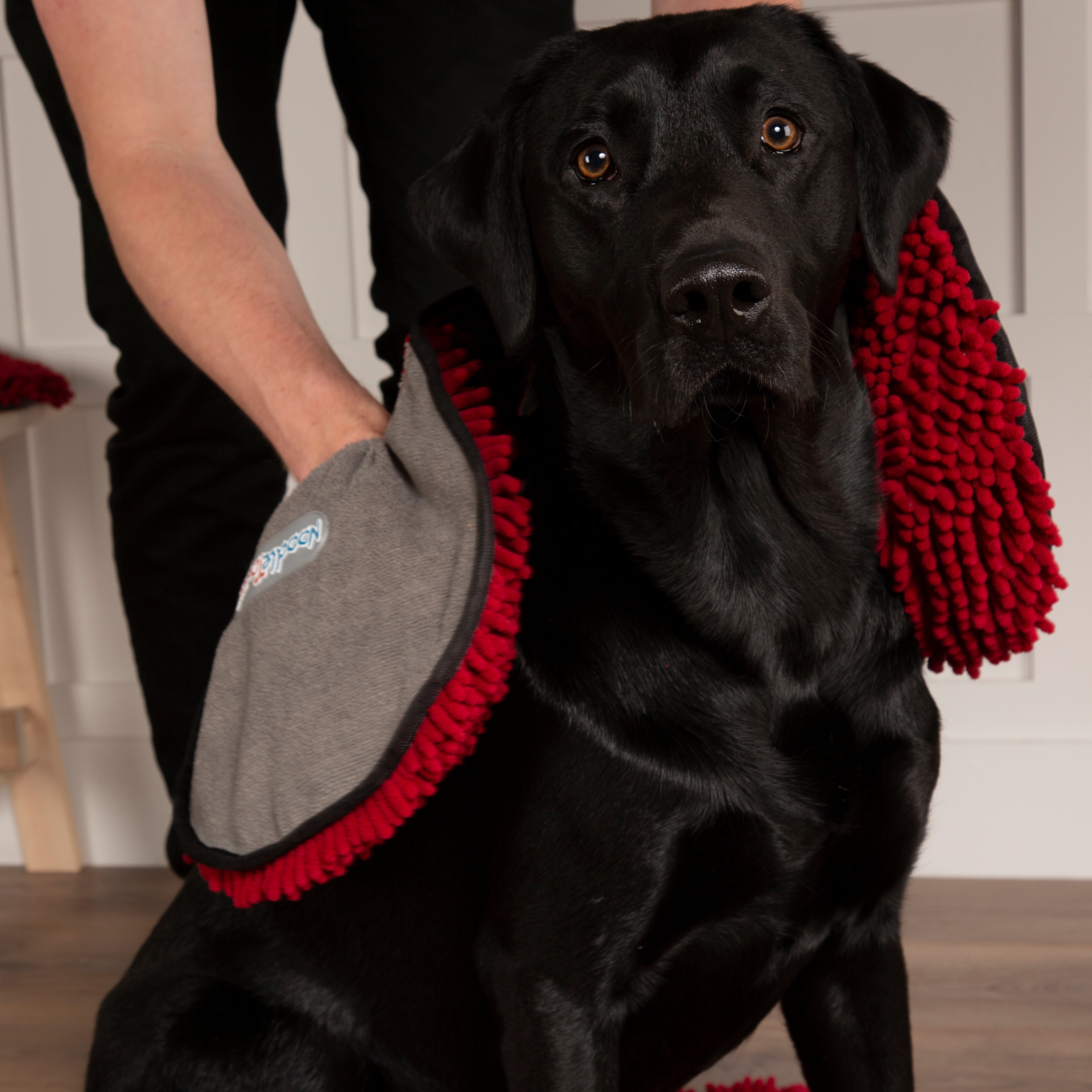 Noodle Drying Towel - Burgundy Dog Grooming Scruffs®