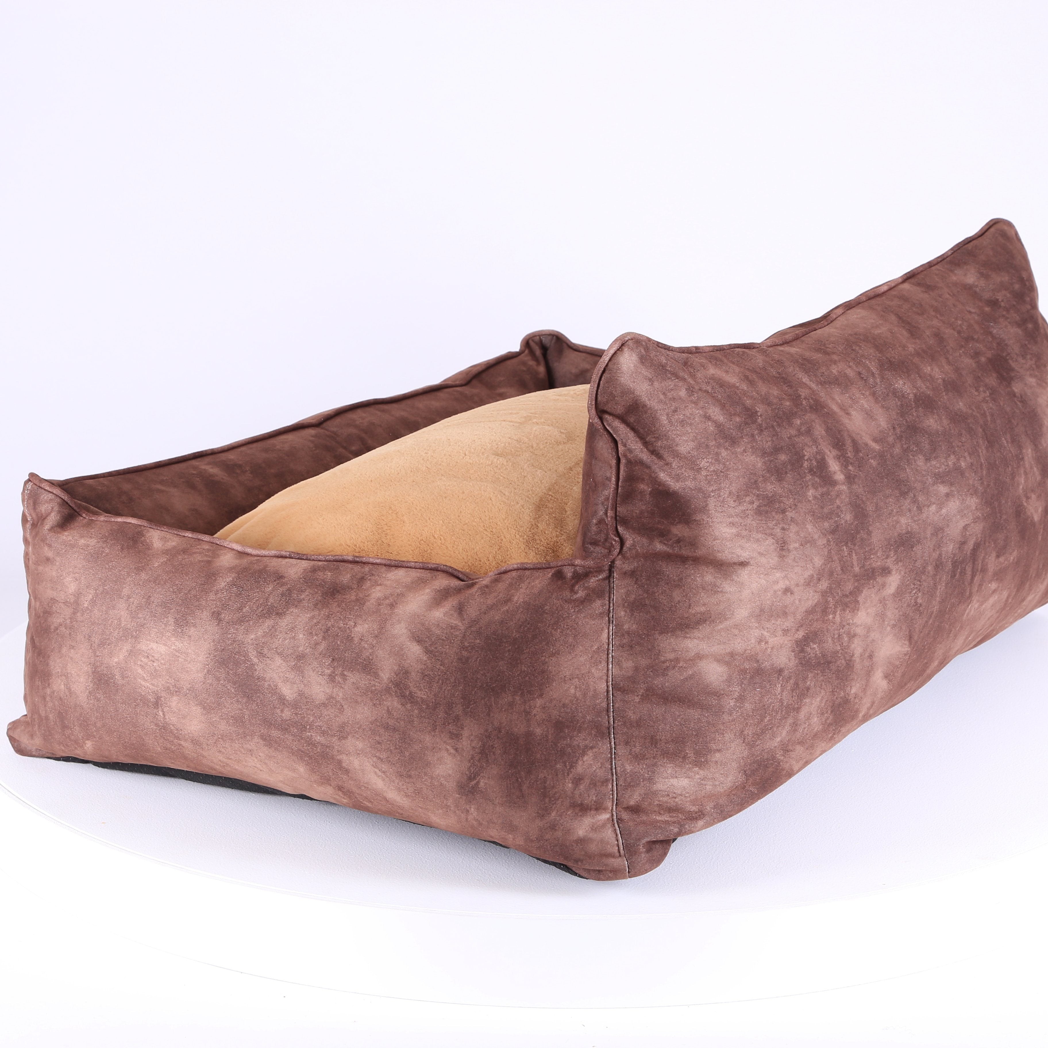 Kensington Box Bed - Chocolate Dog Bed Scruffs®