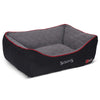 Thermal Box Bed - Black & Grey Dog Bed Scruffs®