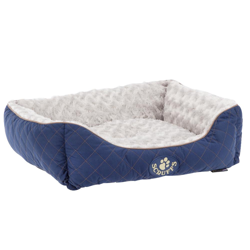 Wilton Box Dog Bed - Blue Dog Bed Scruffs®
