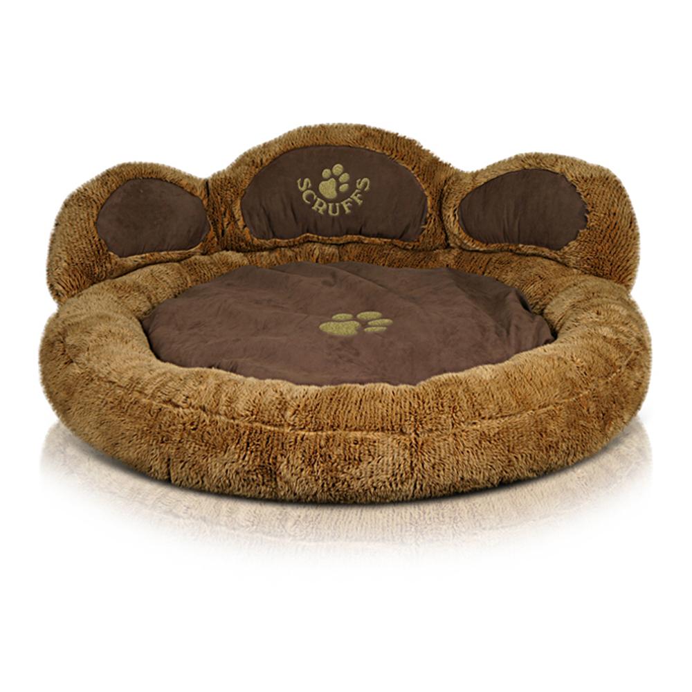 Grizzly Bear Dog Bed - Brown Bear Dog Bed Scruffs® 