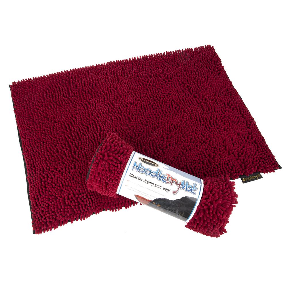 Noodle Dry Mat - Burgundy Dog Mat Scruffs®