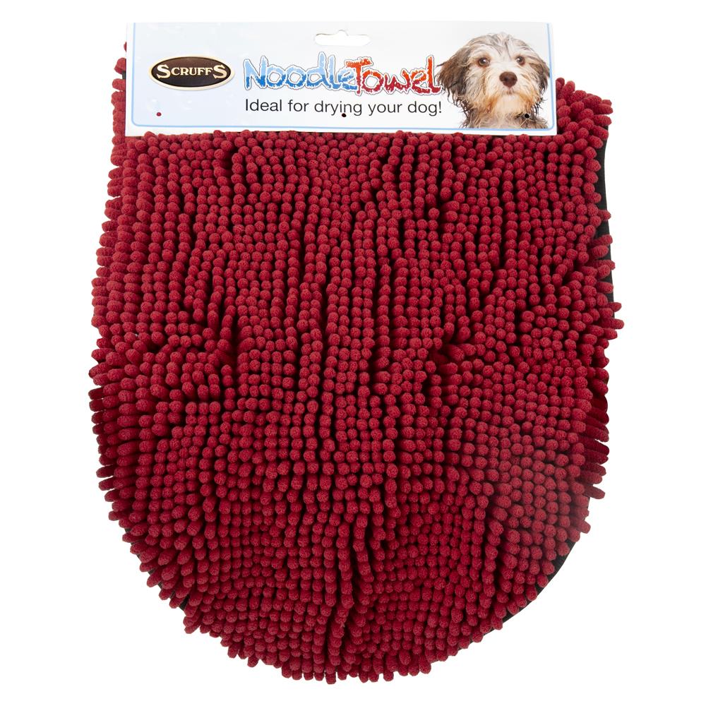 Noodle Drying Towel - Burgundy Dog Grooming Scruffs®