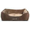 Chester Box Dog Bed - Chocolate Brown Dog Bed Scruffs®