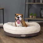 Ellen Donut Bed - Grey Dog Bed Scruffs®
