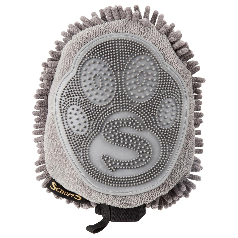 Noodle Dry Mitt - Grey Dog Grooming Scruffs®