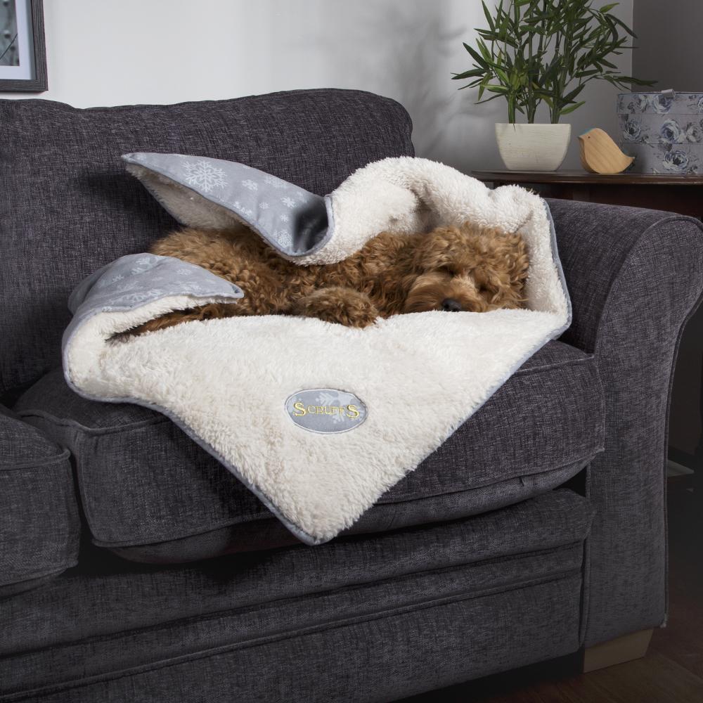 Winter Wonderland Snuggle Blanket - Grey Dog Blanket Scruffs®