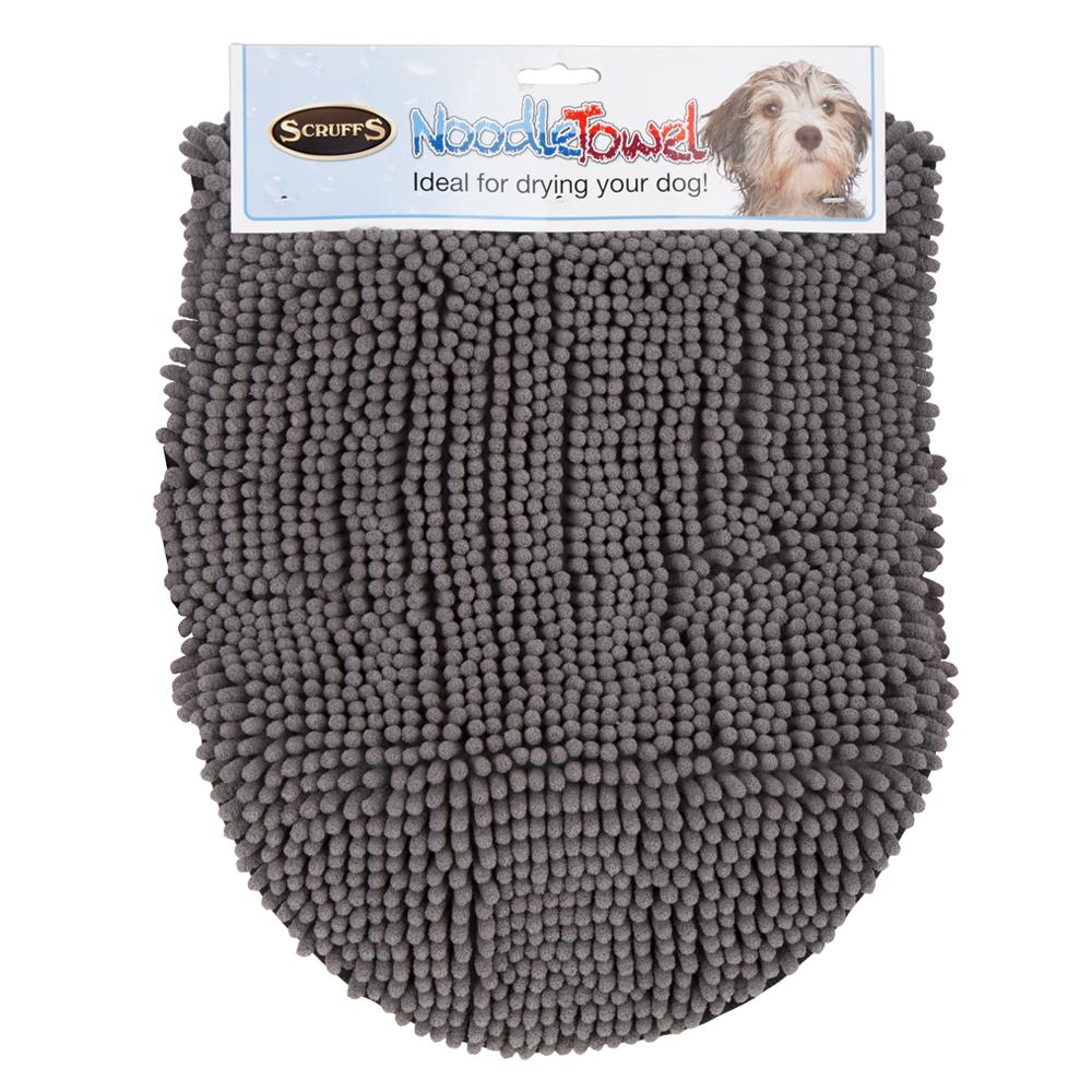 Noodle Drying Towel - Grey Dog Grooming Scruffs®