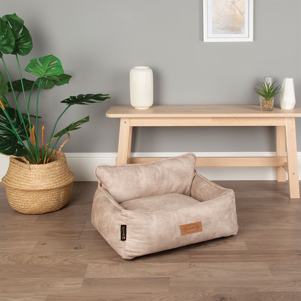 Kensington Box Bed - Cream Dog Bed Scruffs®