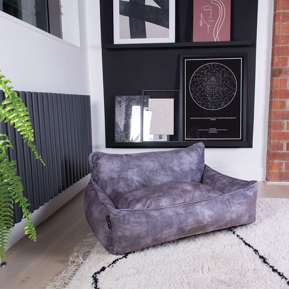 Kensington Box Bed - Grey Dog Bed Scruffs®