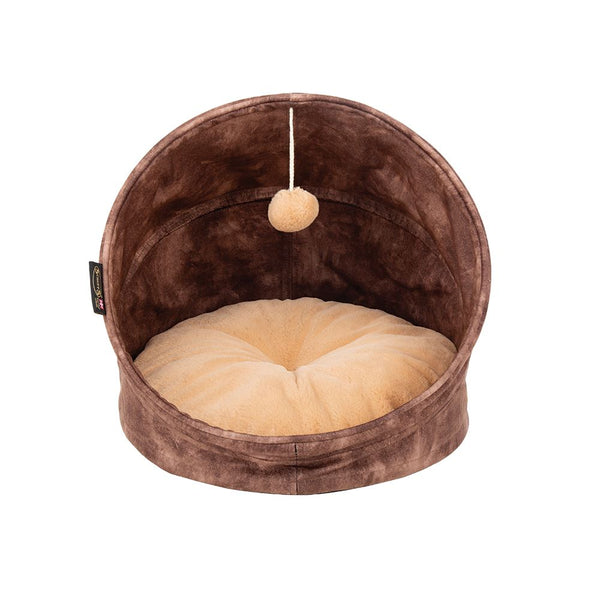 Kensington Cat Bed - Chocolate Cat Bed Scruffs®