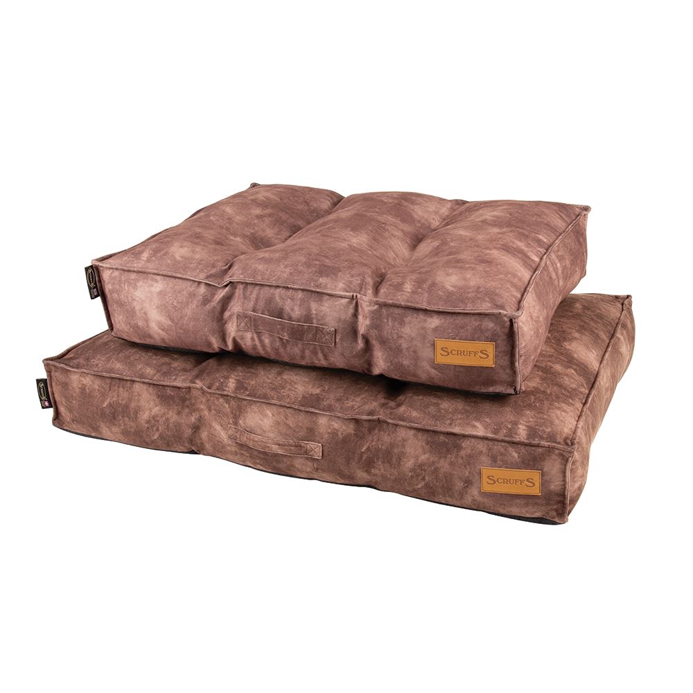 Kensington Mattress - Chocolate Dog Bed Scruffs®