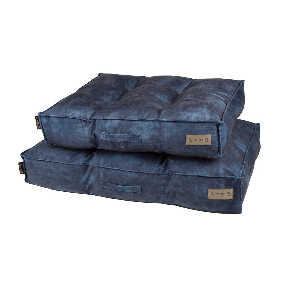 Kensington Mattress - Navy Dog Bed Scruffs®