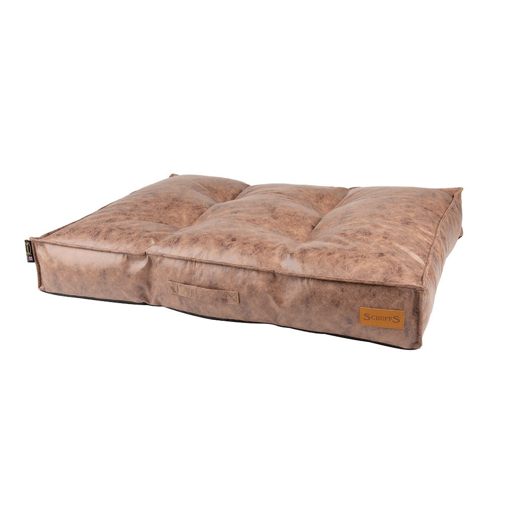 Knightsbridge Mattress - Chocolate Dog Bed Scruffs®