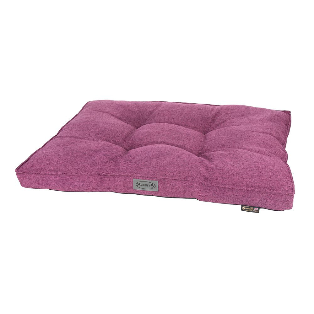 Manhattan Mattress - Berry Purple Dog Bed Scruffs® Medium (82 x 58cm / 32" x 23")