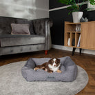 Manhattan Box Bed - Dark Grey Dog Bed Scruffs®