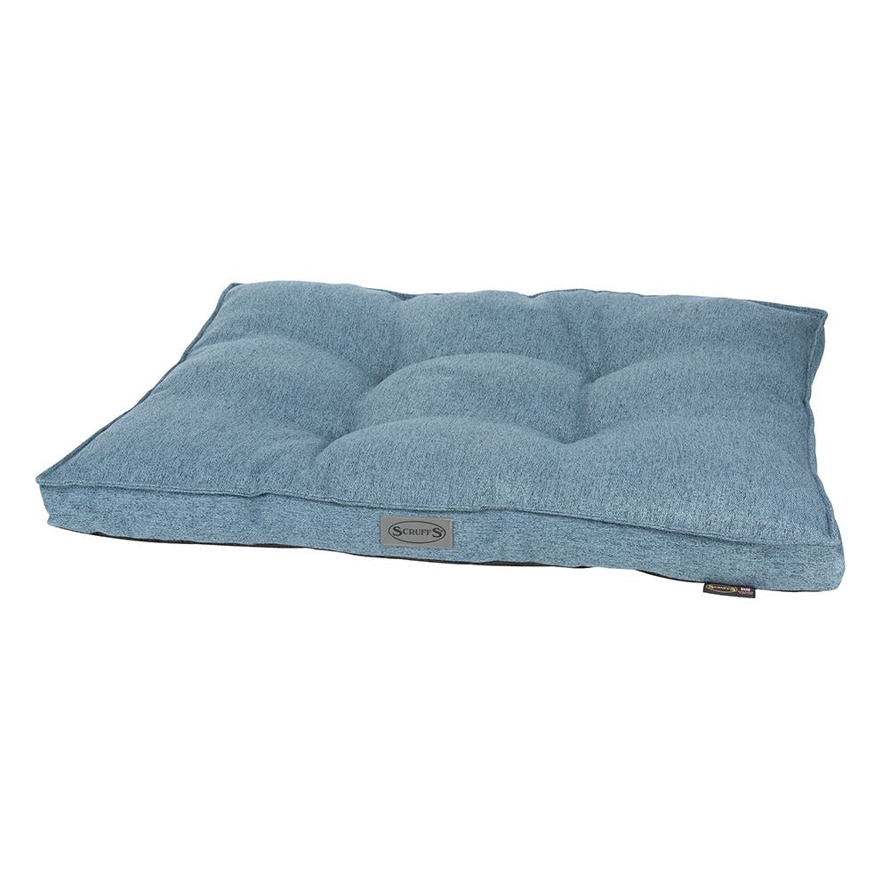 Manhattan Mattress - Denim Blue Dog Bed Scruffs® Large (100 x 70cm / 39" x 27.5")