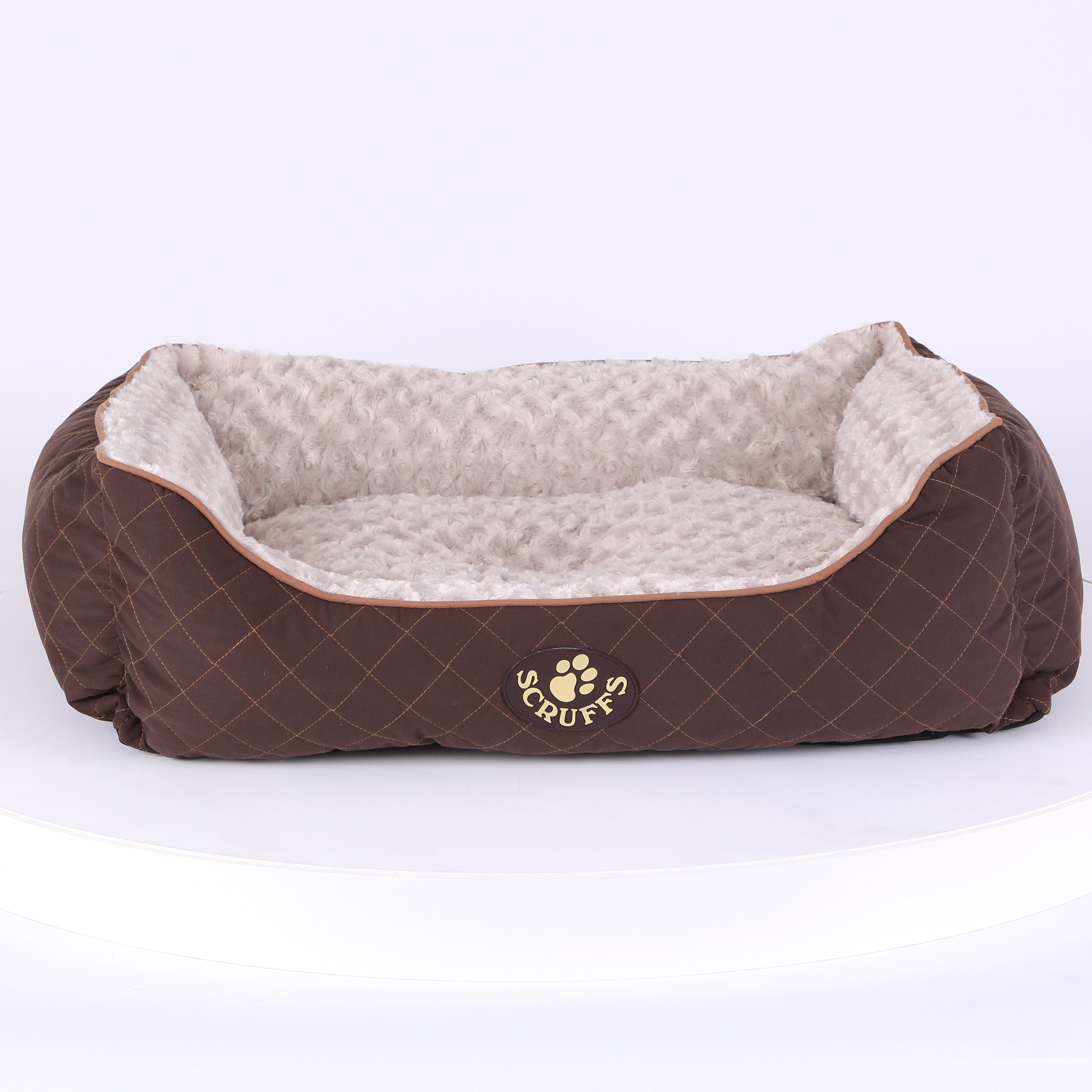 Wilton Box Dog Bed - Brown Dog Bed Scruffs®