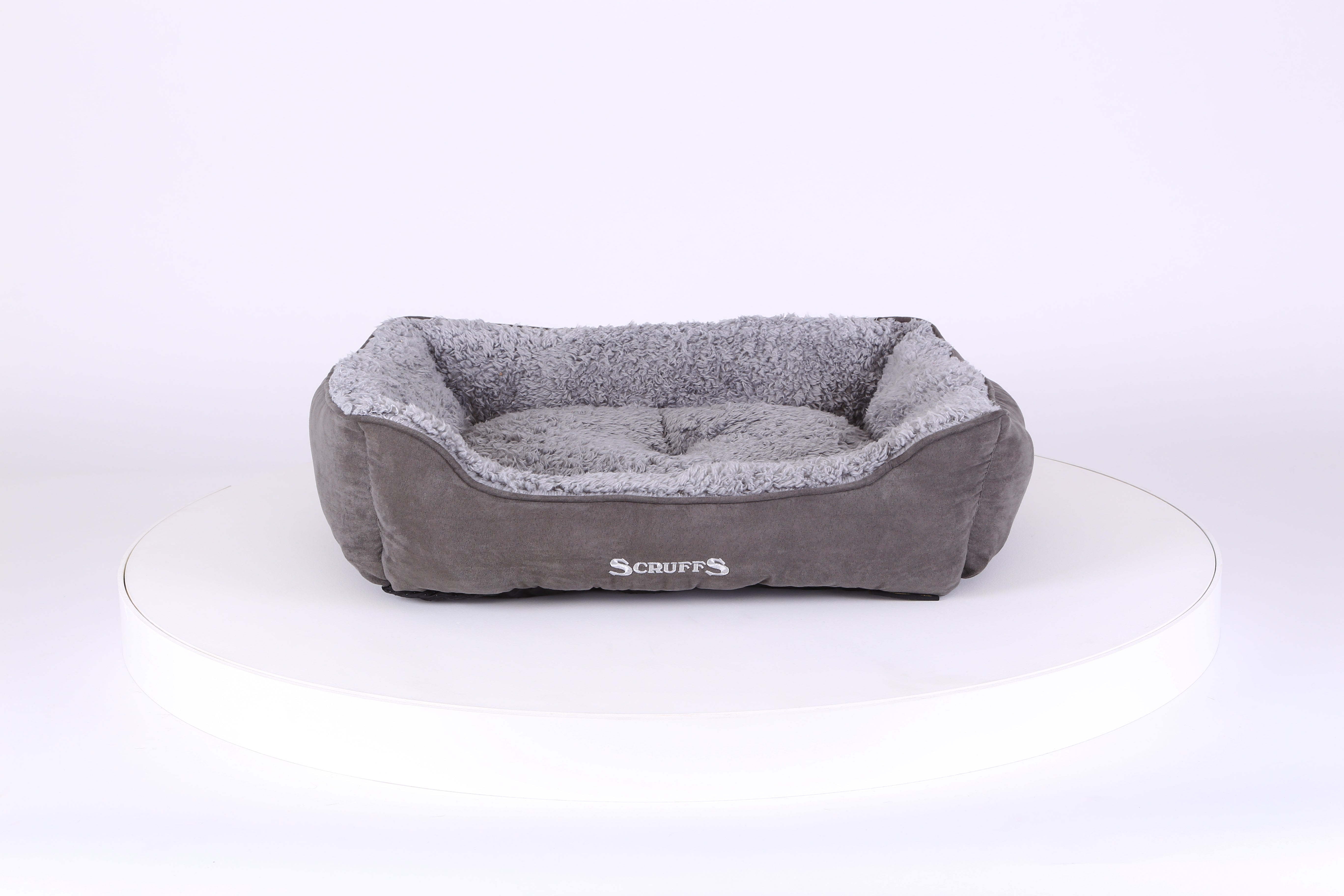 Cosy Soft-Walled Dog Bed - Grey Dog Bed Scruffs® 