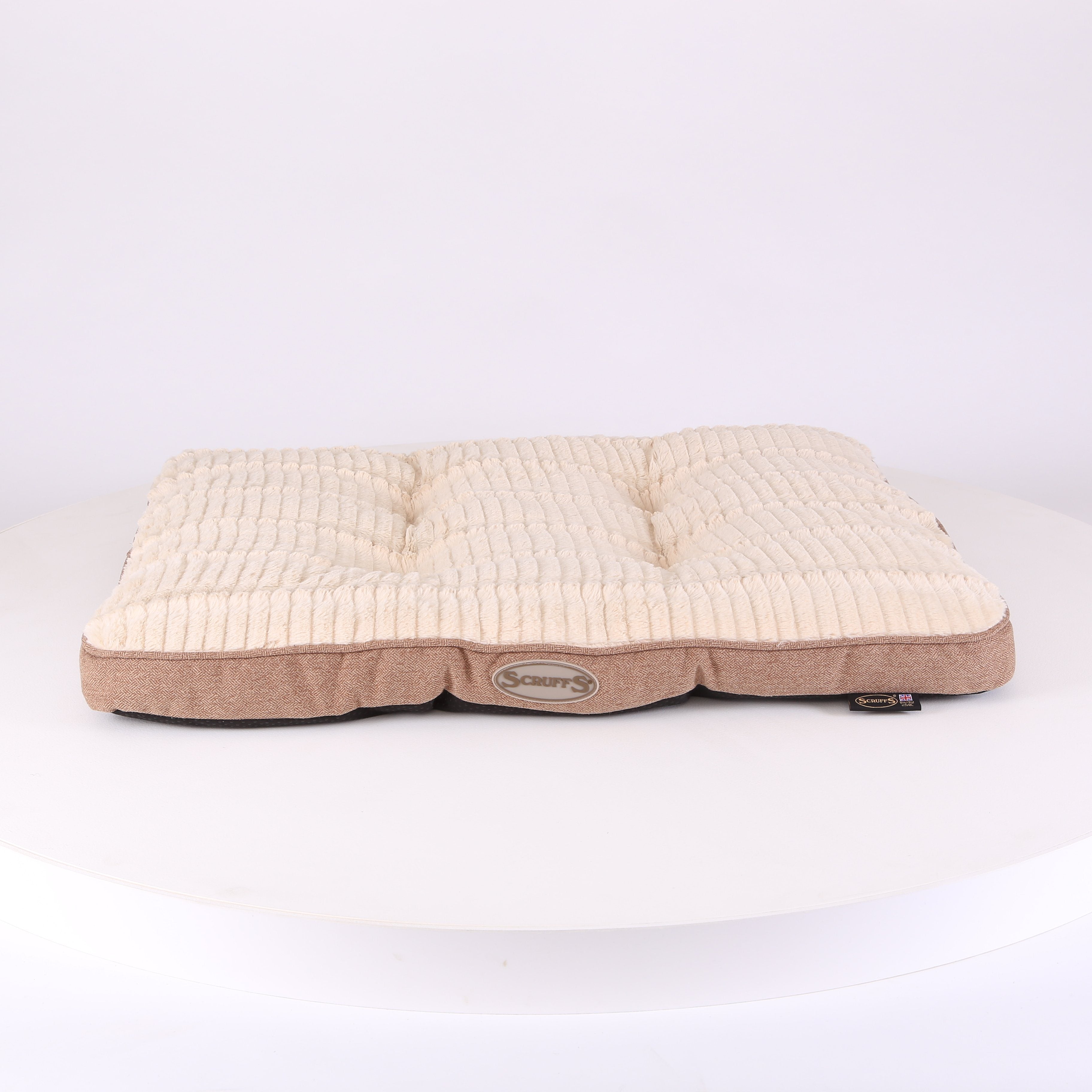 Ellen Dog Mattress - Tan Dog Bed Scruffs®