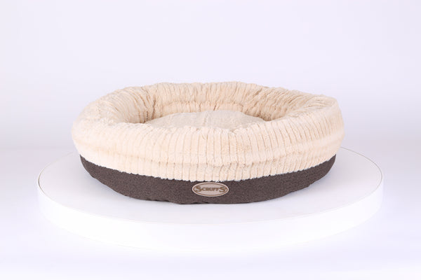 Ellen Donut Bed - Grey Dog Bed Scruffs®
