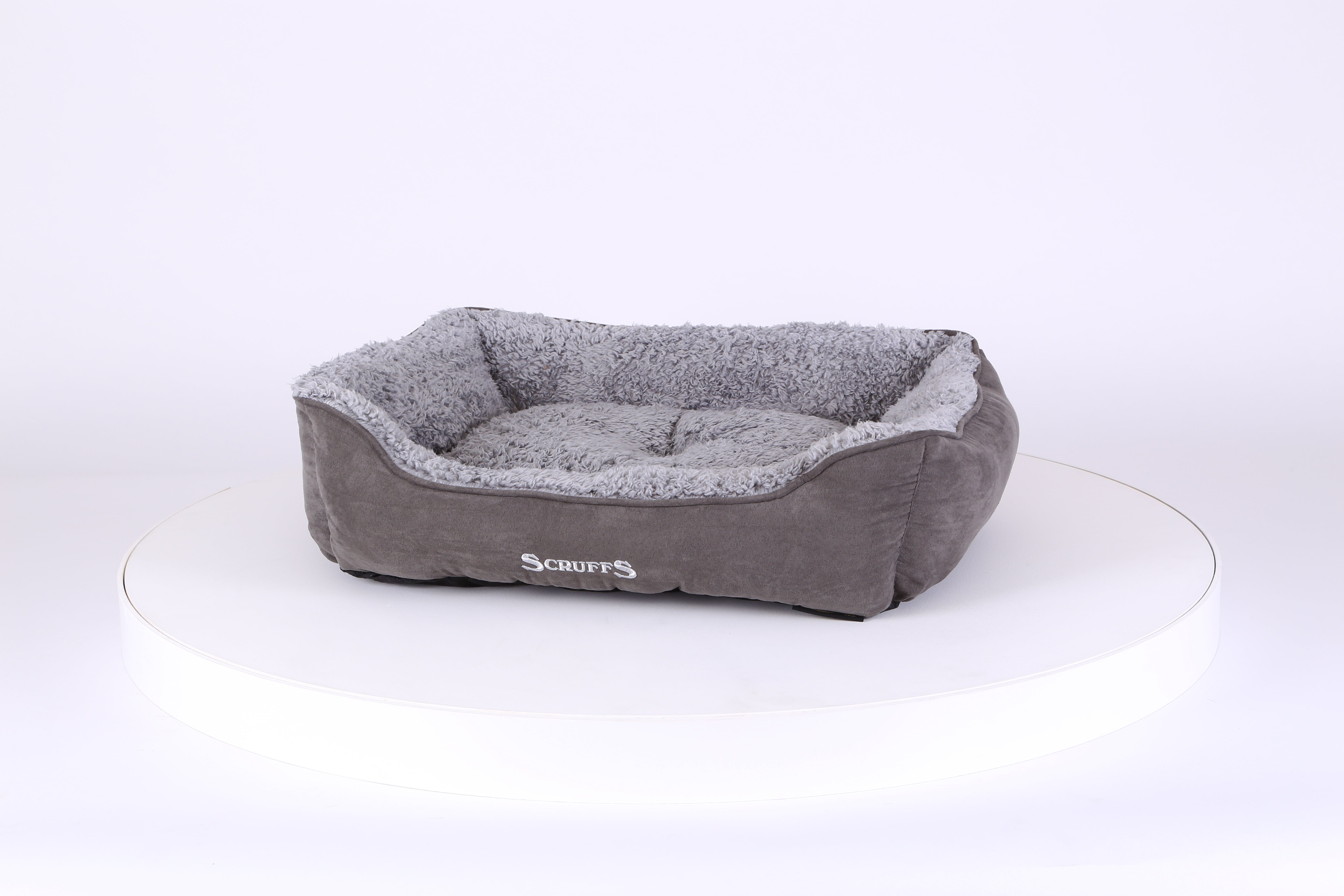 Cosy Soft-Walled Dog Bed - Grey Dog Bed Scruffs® 