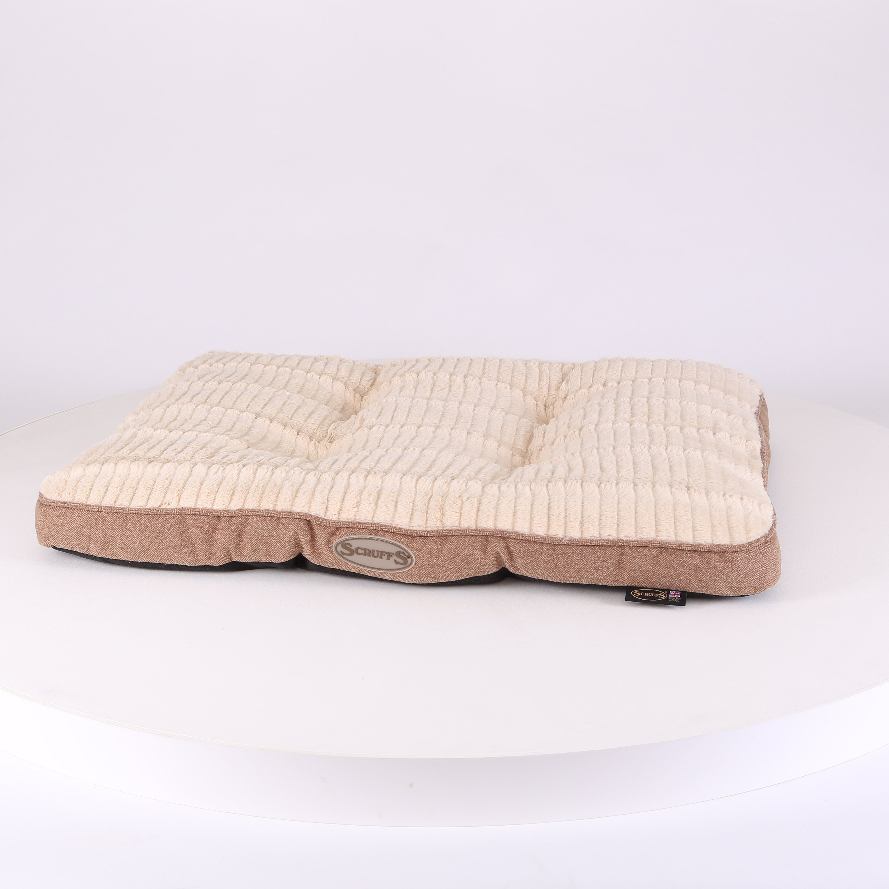 Ellen Dog Mattress - Tan Dog Bed Scruffs®