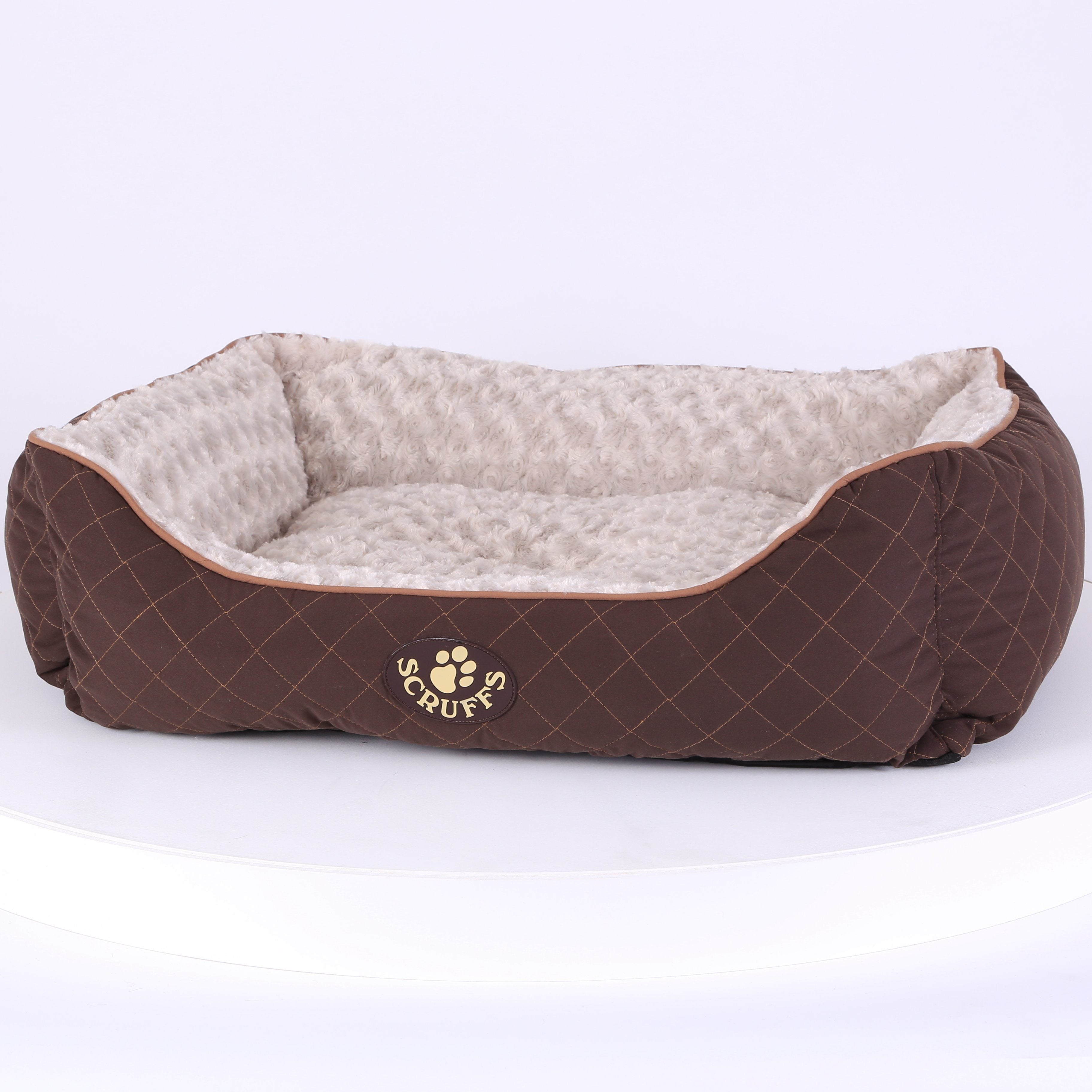 Wilton Box Dog Bed - Brown Dog Bed Scruffs®