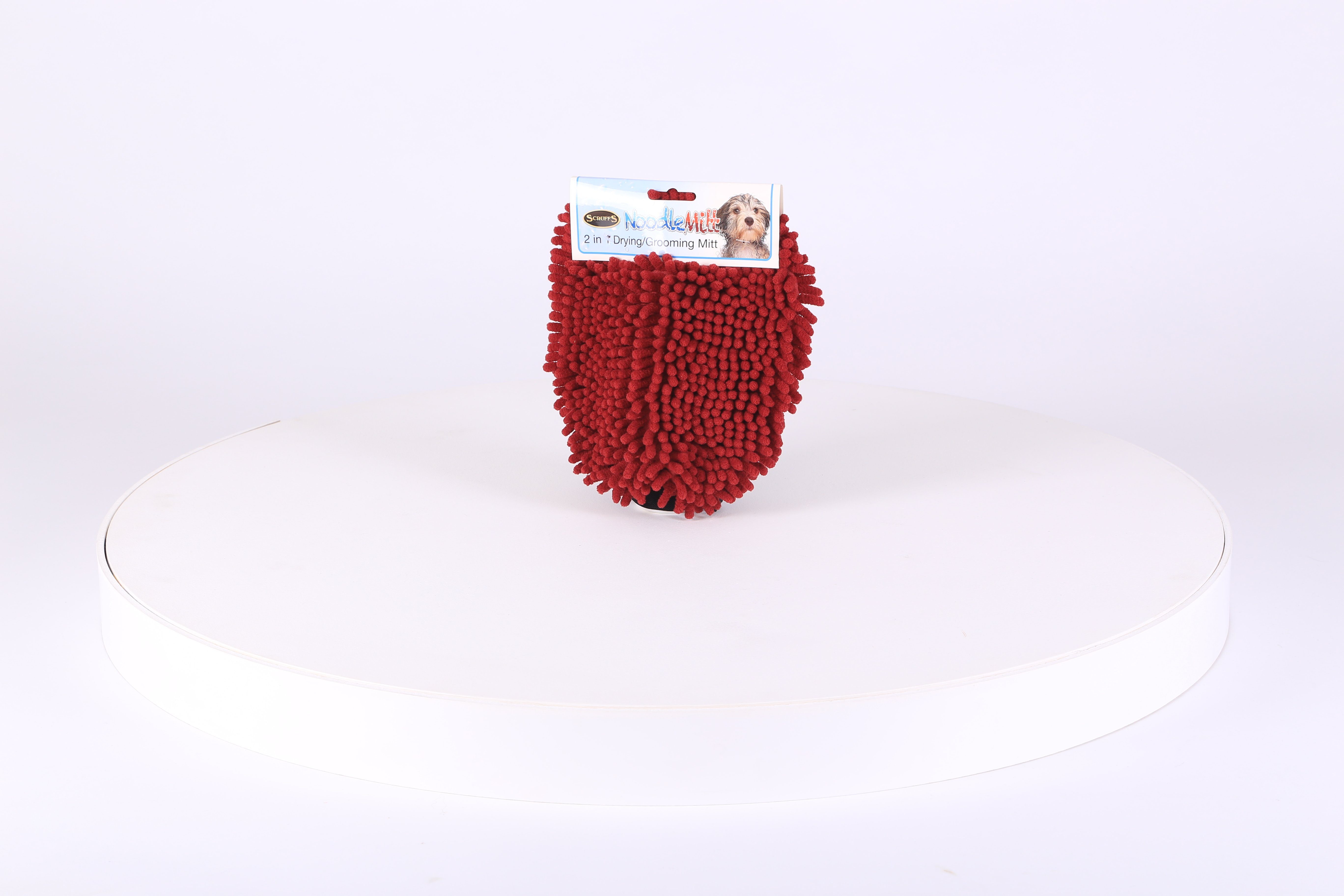 Noodle Dry Mitt - Burgundy Dog Grooming Scruffs® 