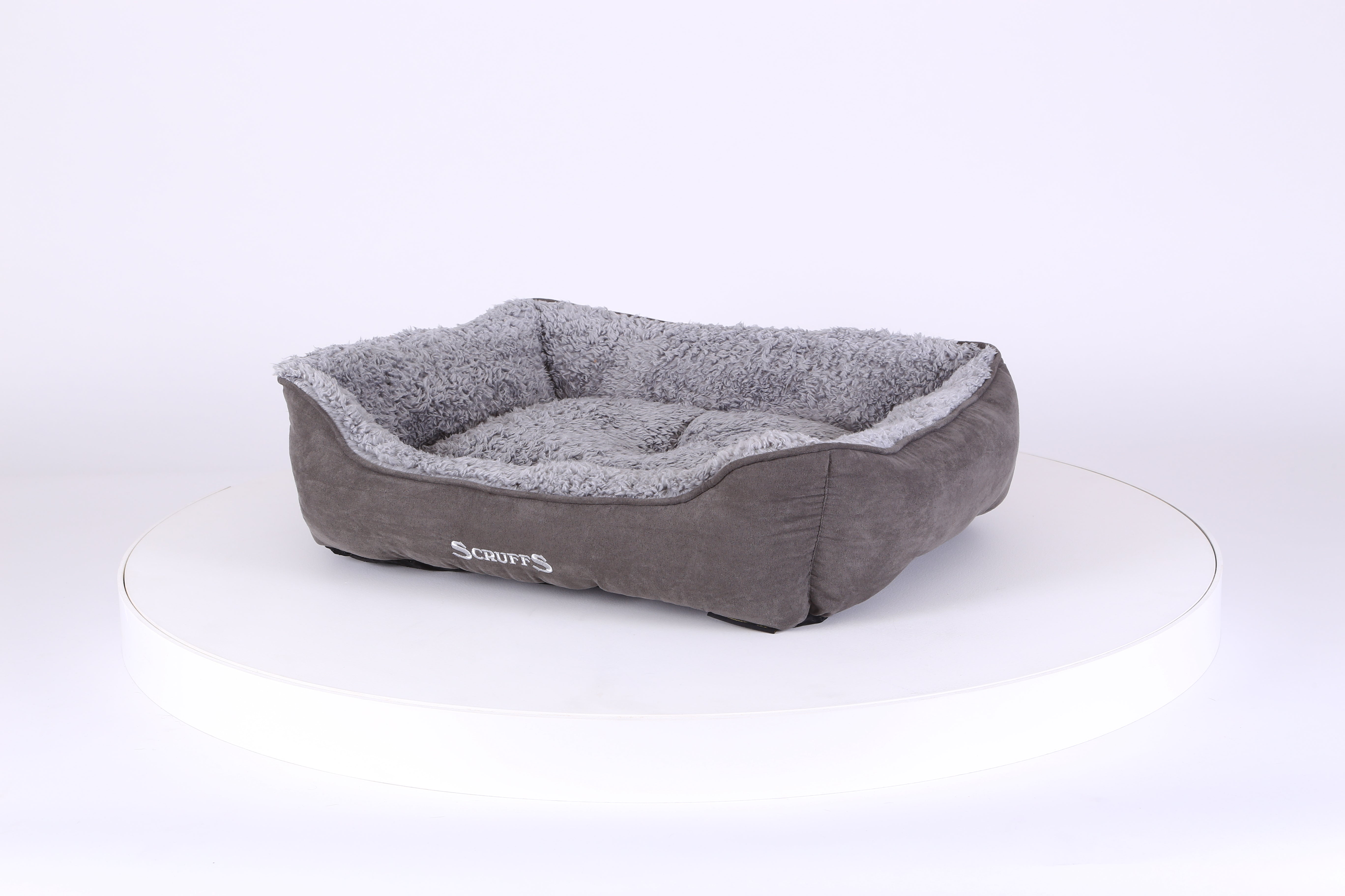 Cosy Soft-Walled Dog Bed - Grey Dog Bed Scruffs® 
