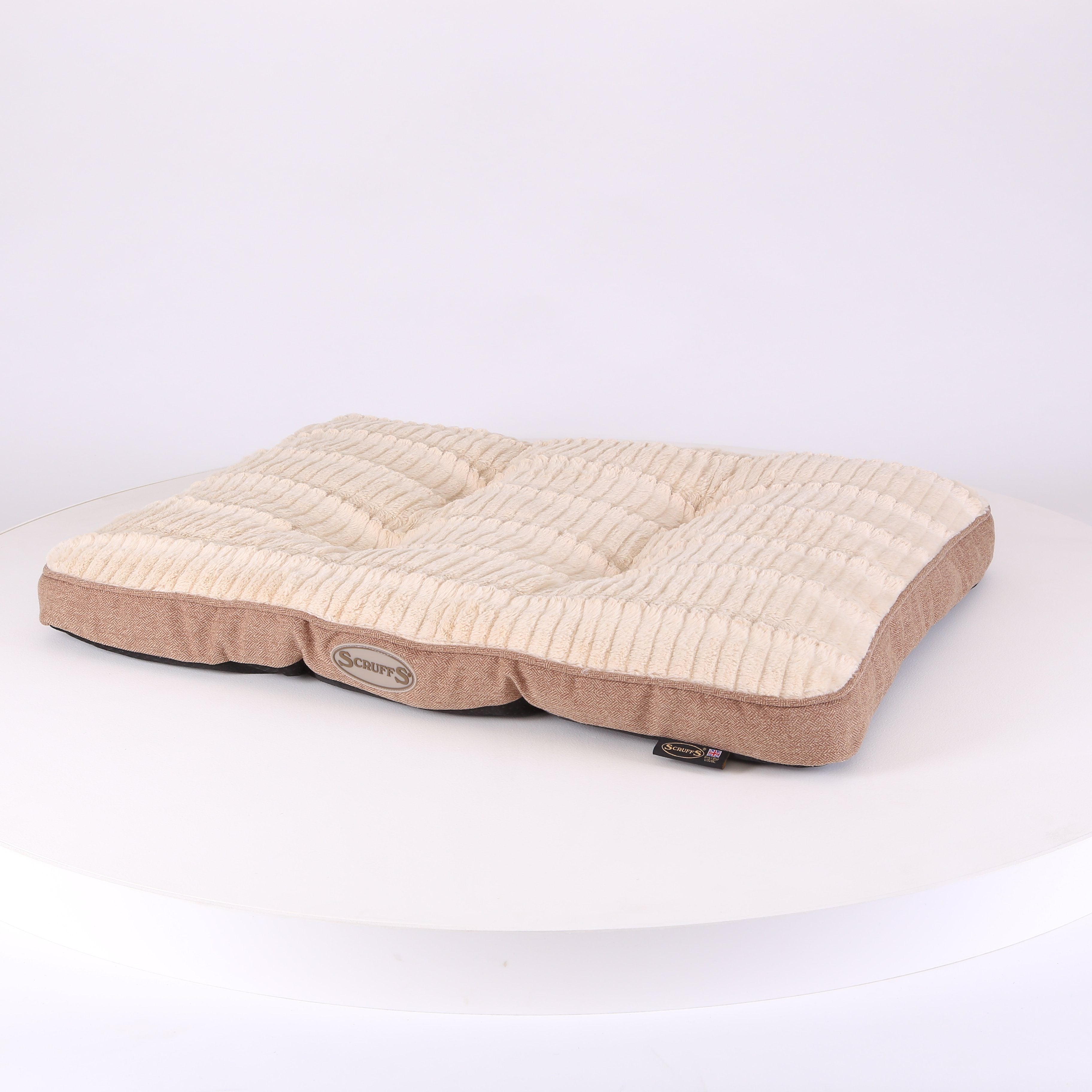 Ellen Dog Mattress - Tan Dog Bed Scruffs®