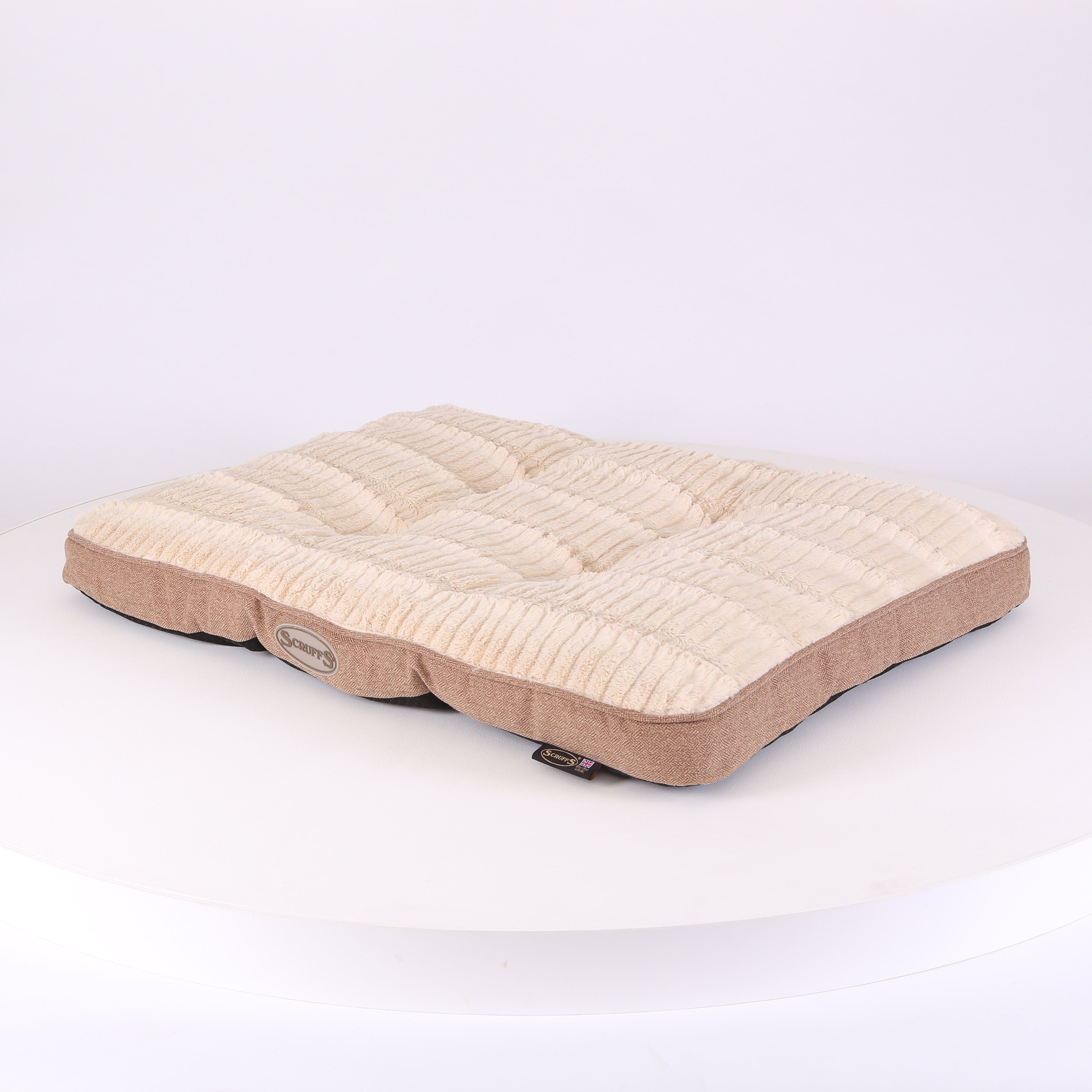 Ellen Dog Mattress - Tan Dog Bed Scruffs®