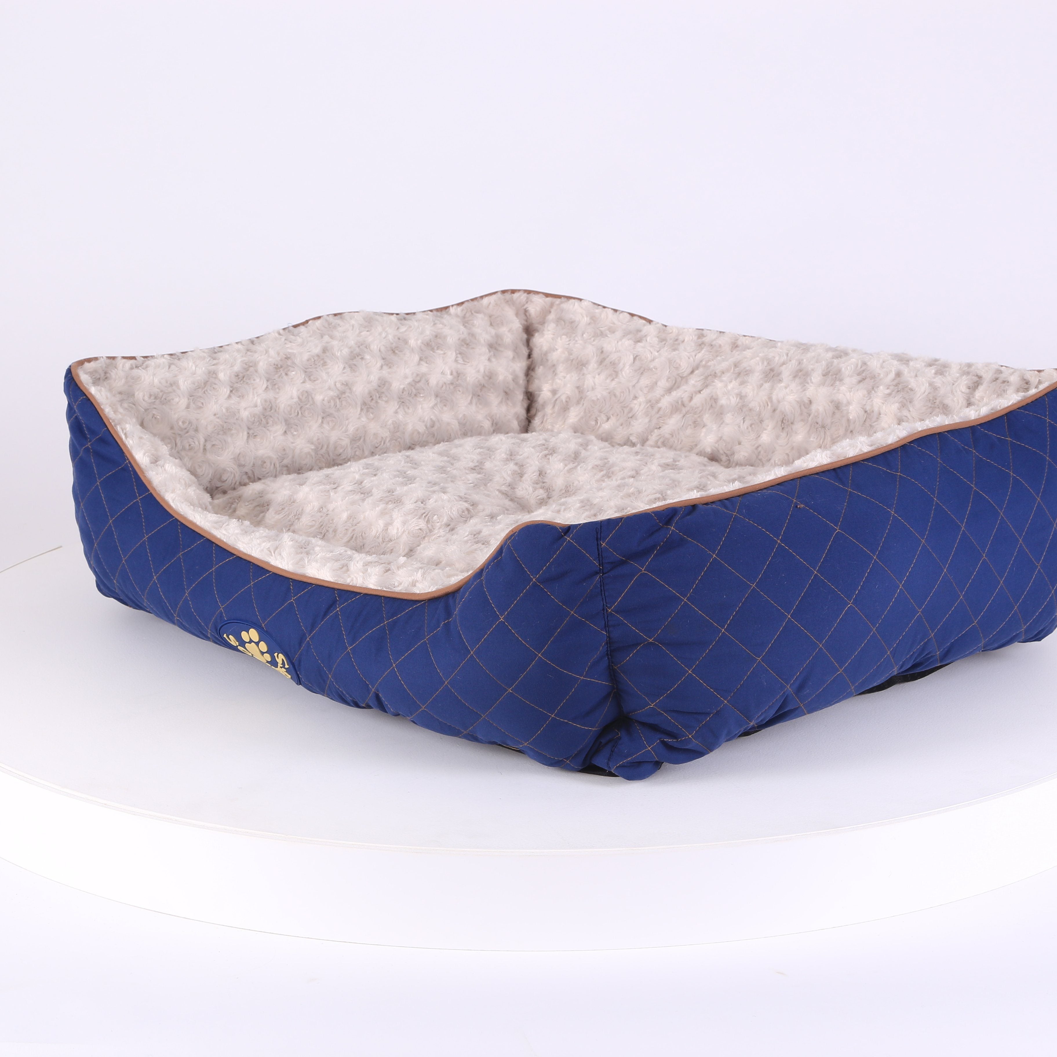 Wilton Box Dog Bed - Blue Dog Bed Scruffs®