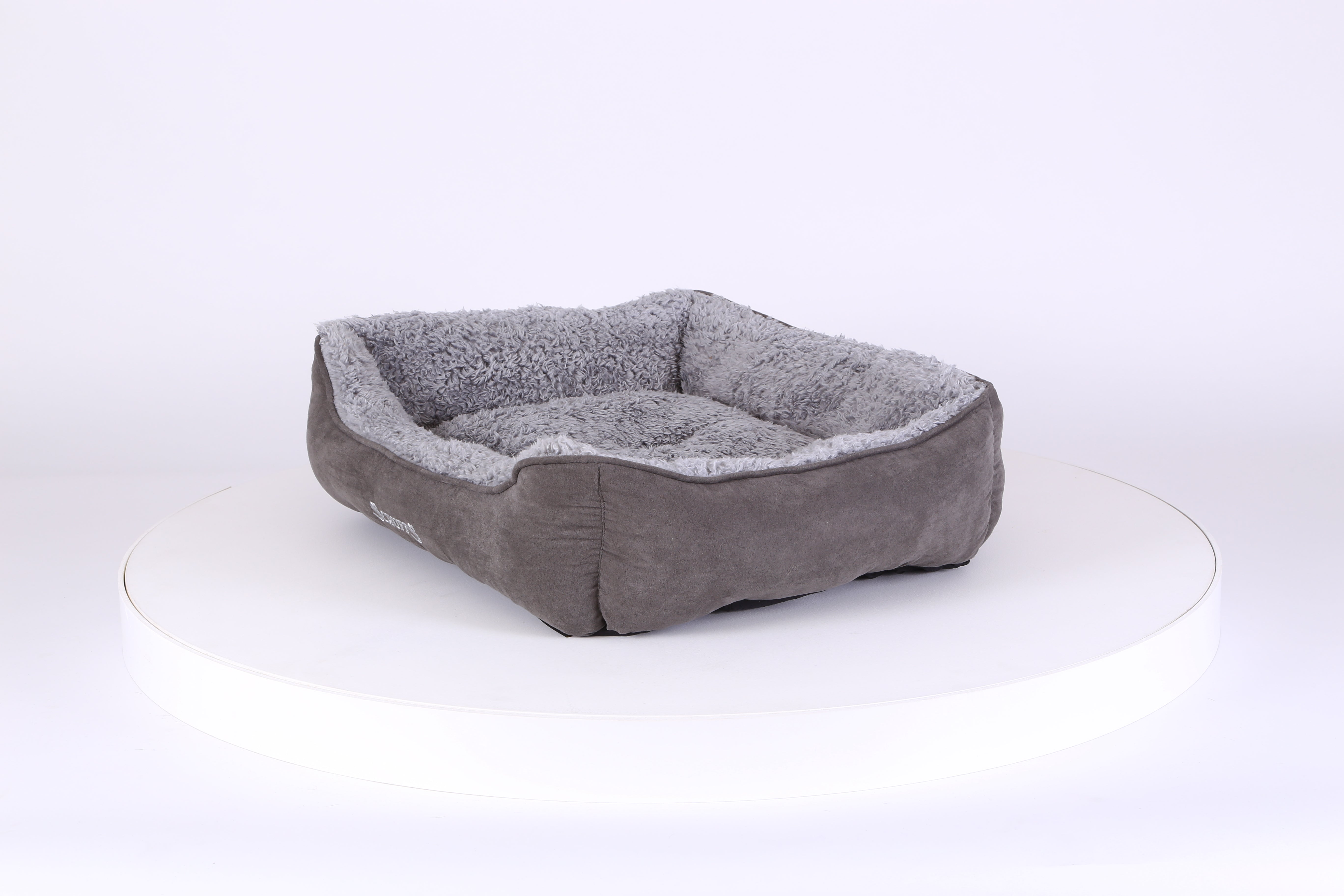 Cosy Soft-Walled Dog Bed - Grey Dog Bed Scruffs® 