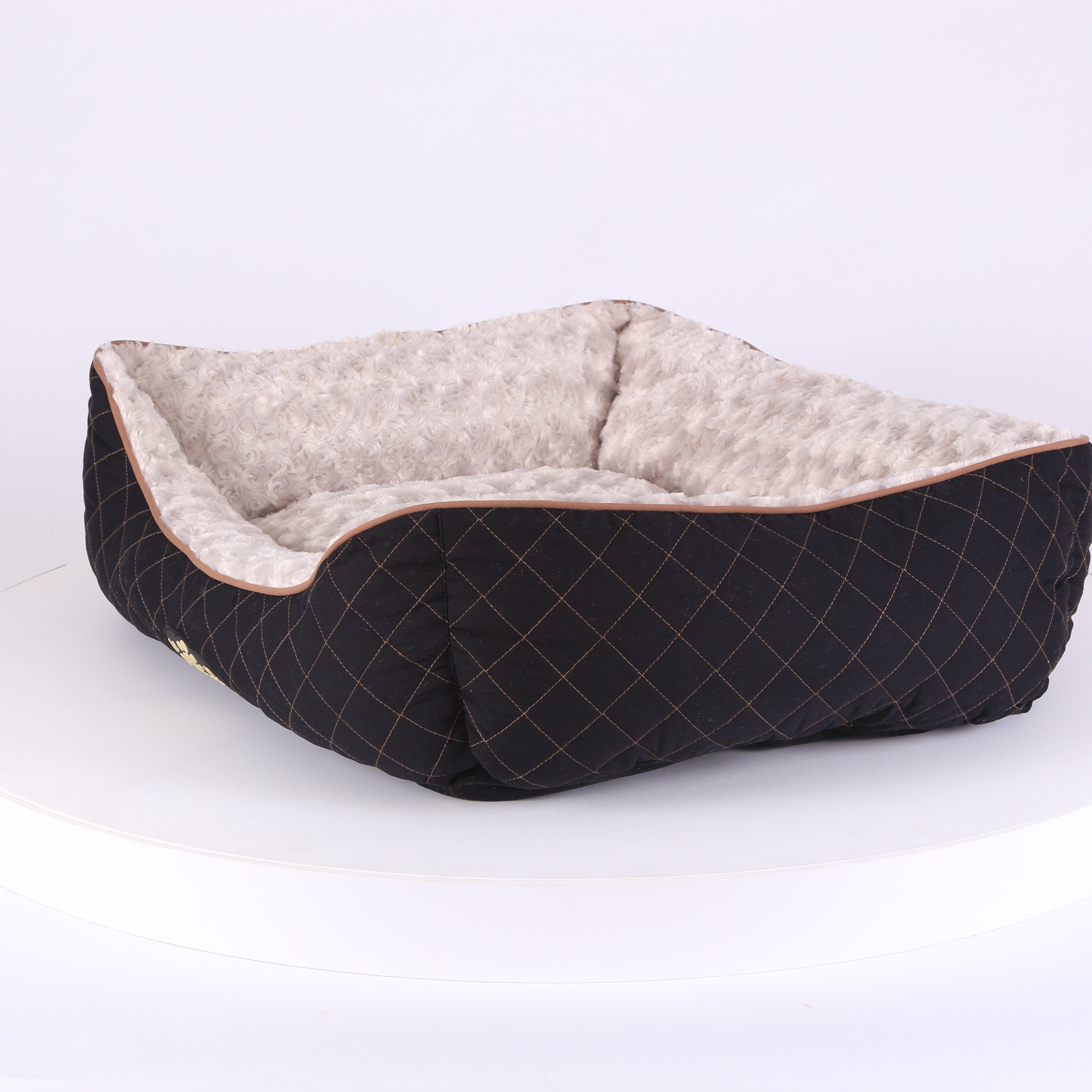Wilton Box Dog Bed - Black Dog Bed Scruffs®