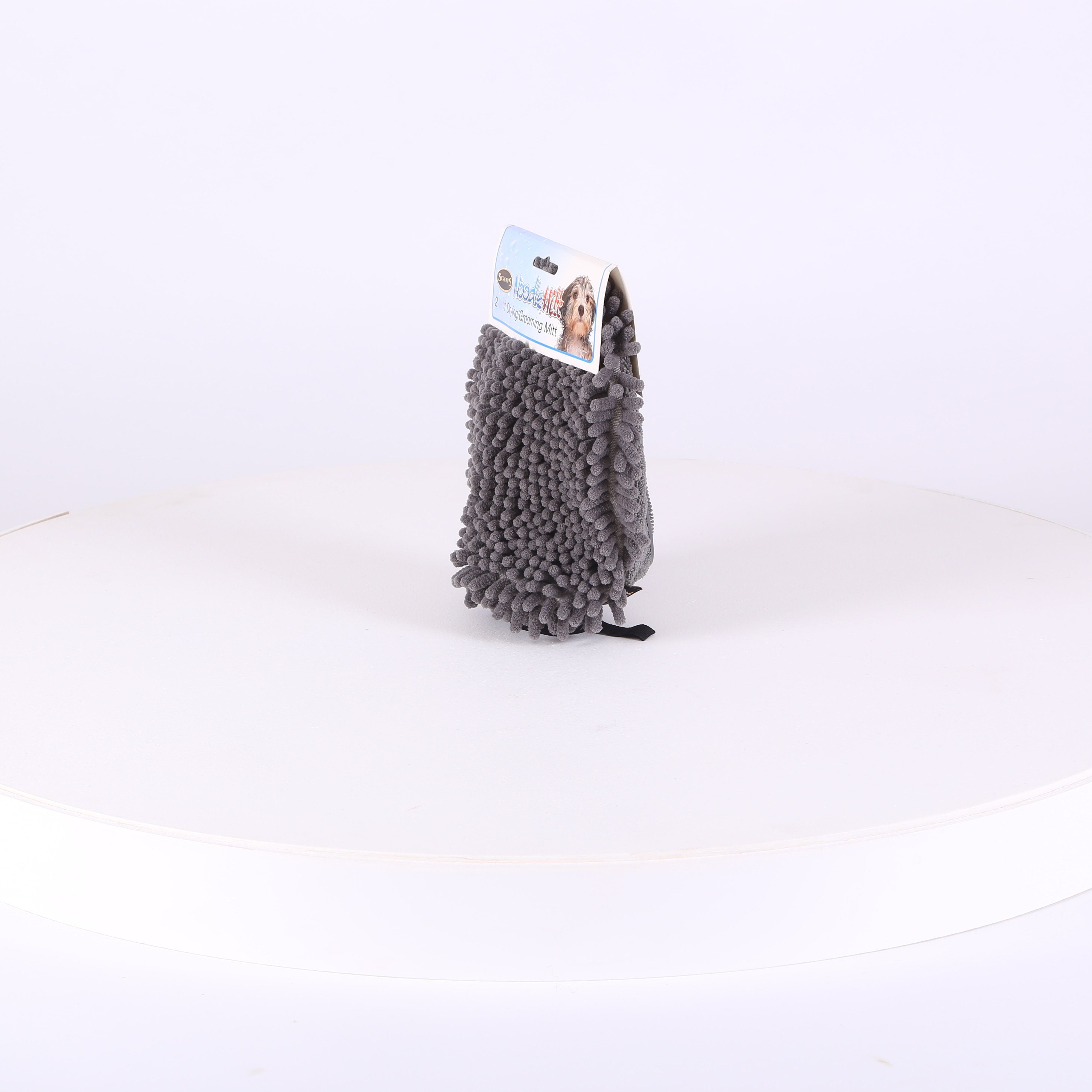 Noodle Dry Mitt - Grey Dog Grooming Scruffs®