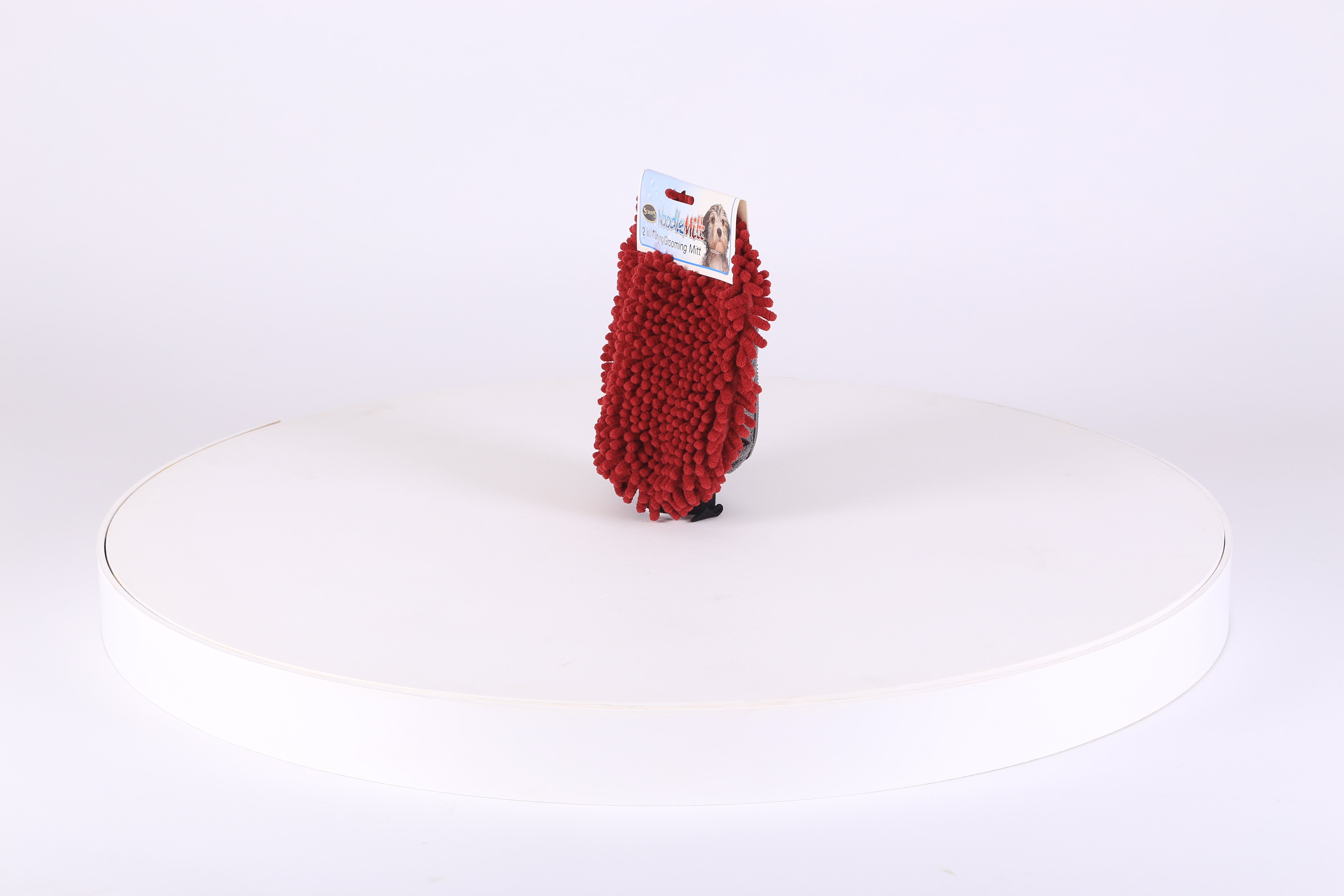 Noodle Dry Mitt - Burgundy Dog Grooming Scruffs® 
