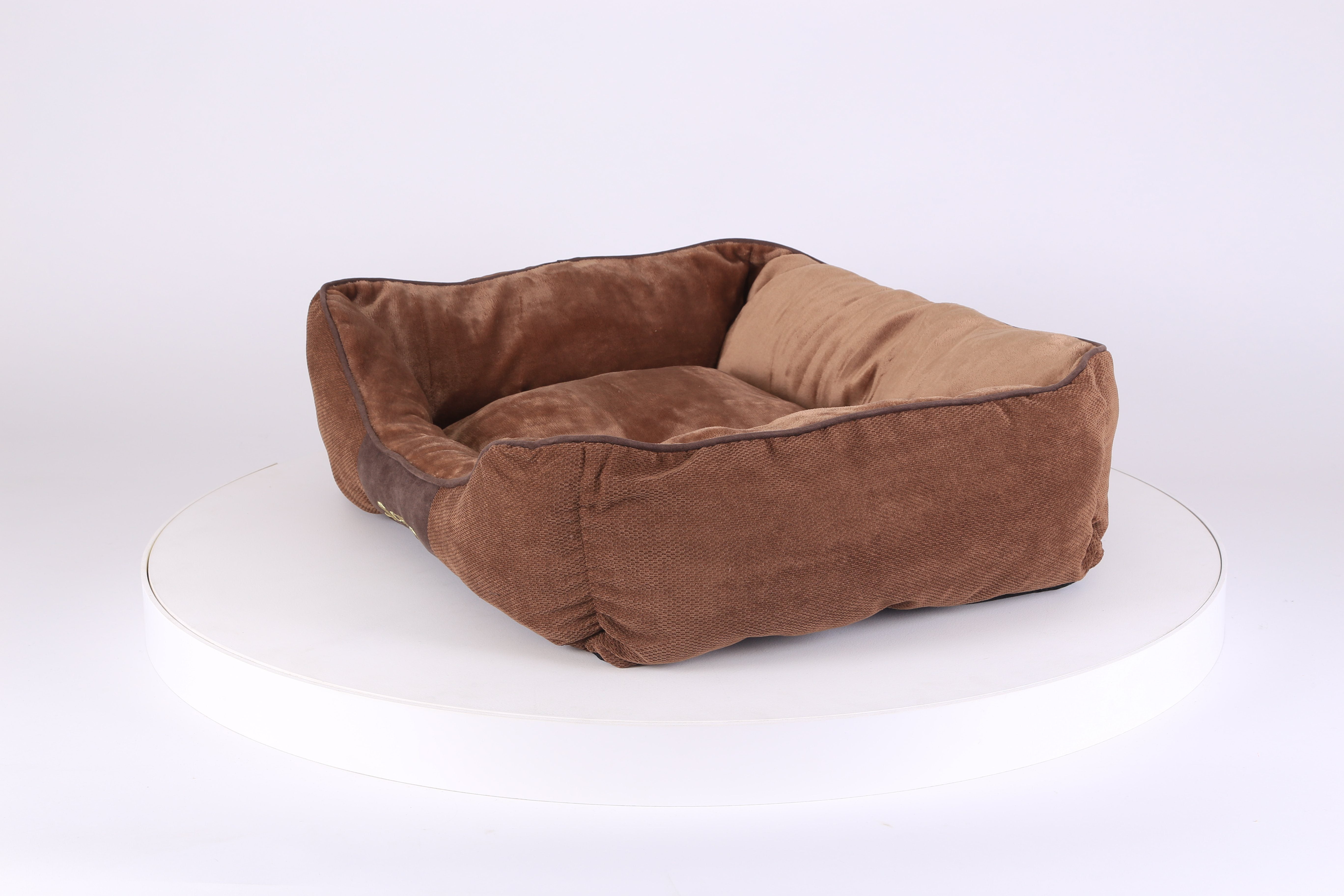 Chester Box Dog Bed - Chocolate Brown Dog Bed Scruffs® 