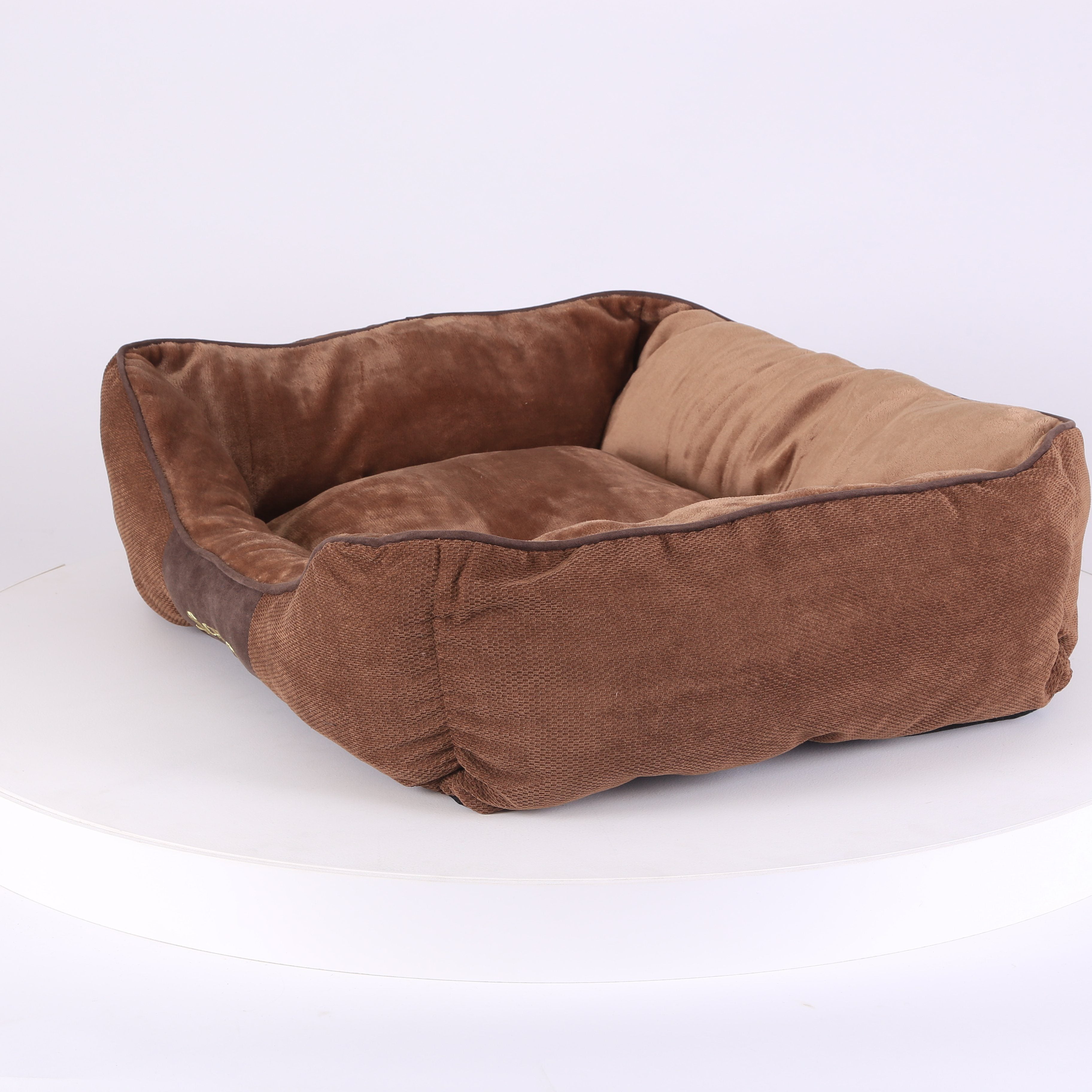 Chester Box Dog Bed - Chocolate Brown Dog Bed Scruffs®
