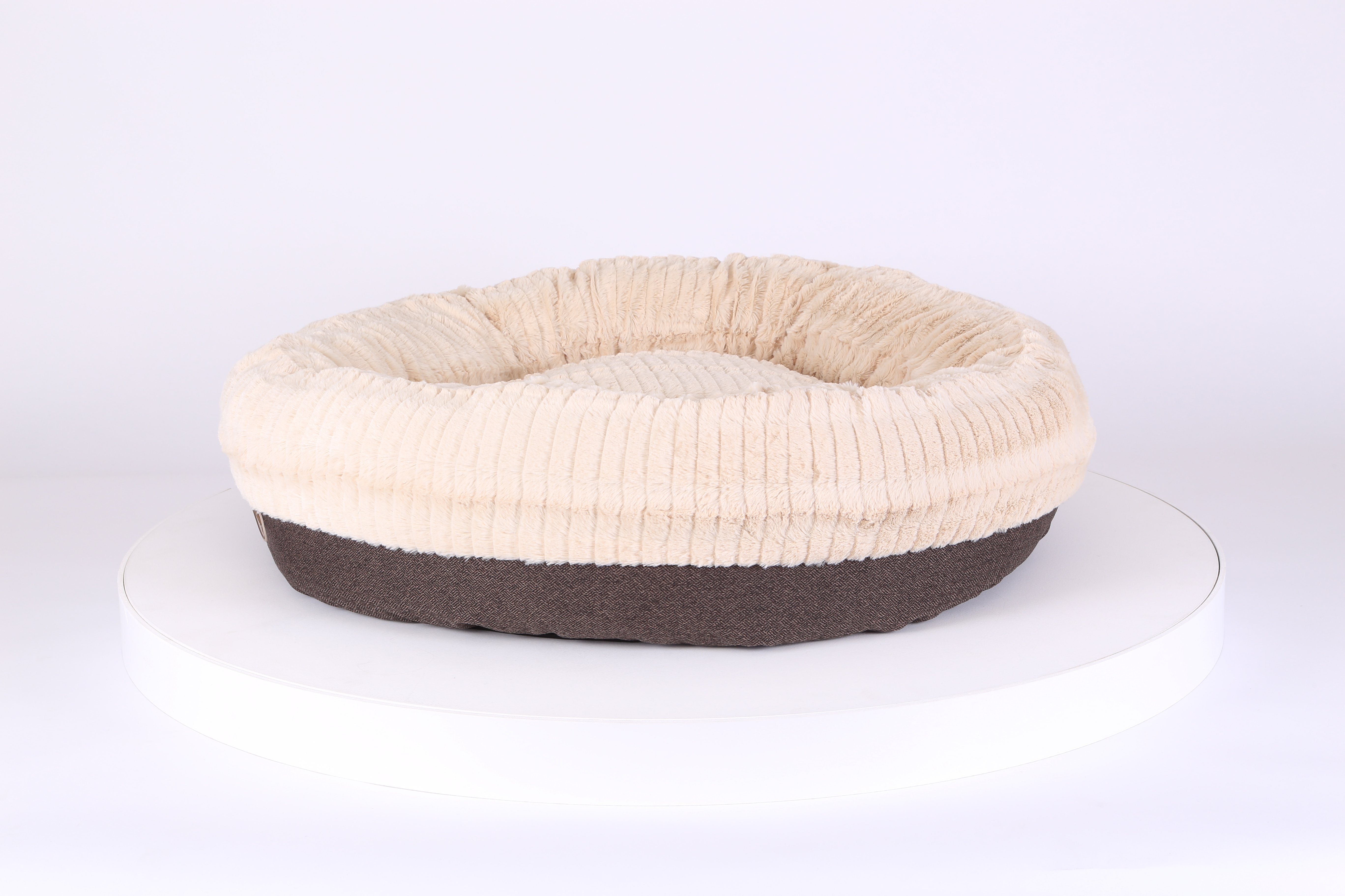 Ellen Donut Bed - Grey Dog Bed Scruffs® 