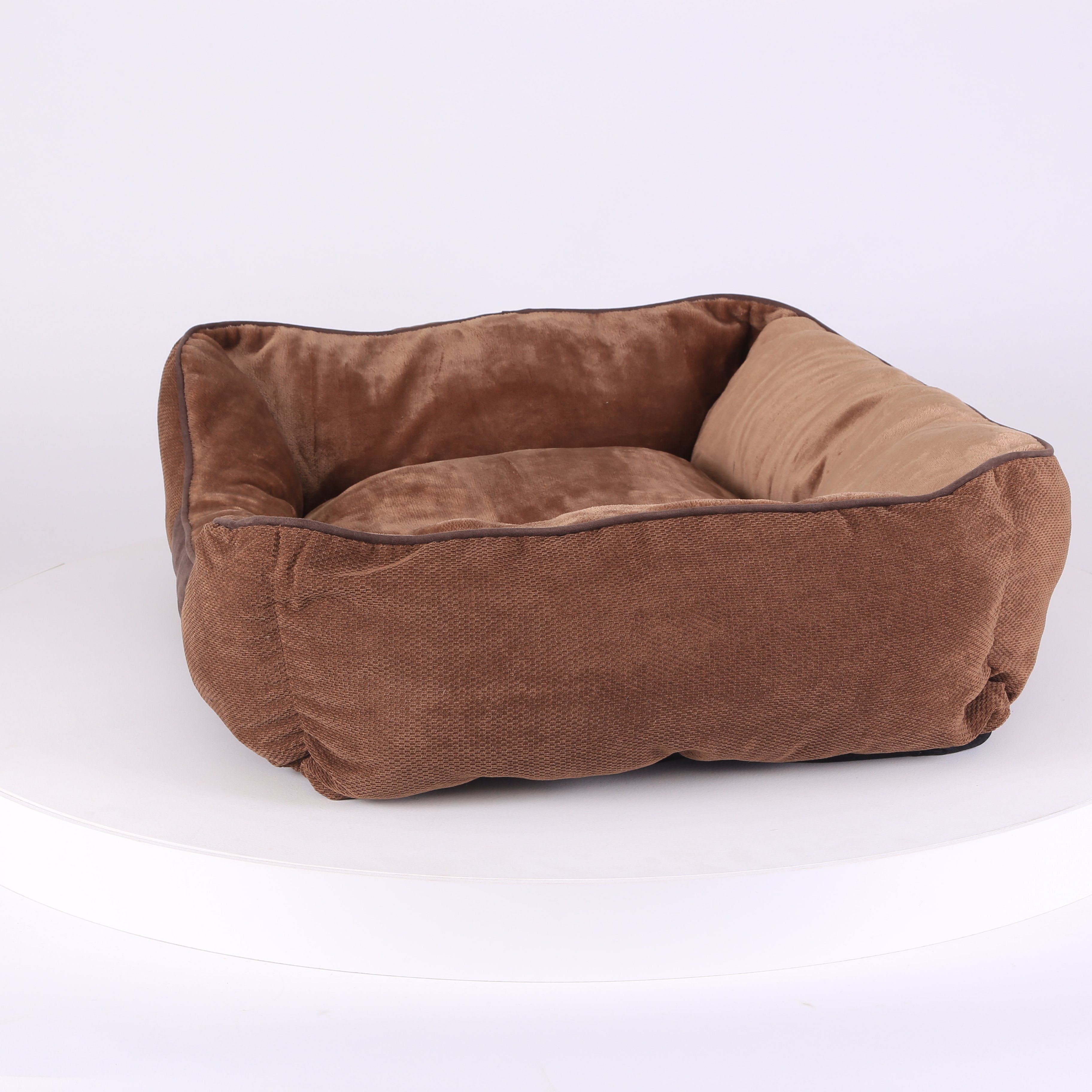 Chester Box Dog Bed - Chocolate Brown Dog Bed Scruffs®
