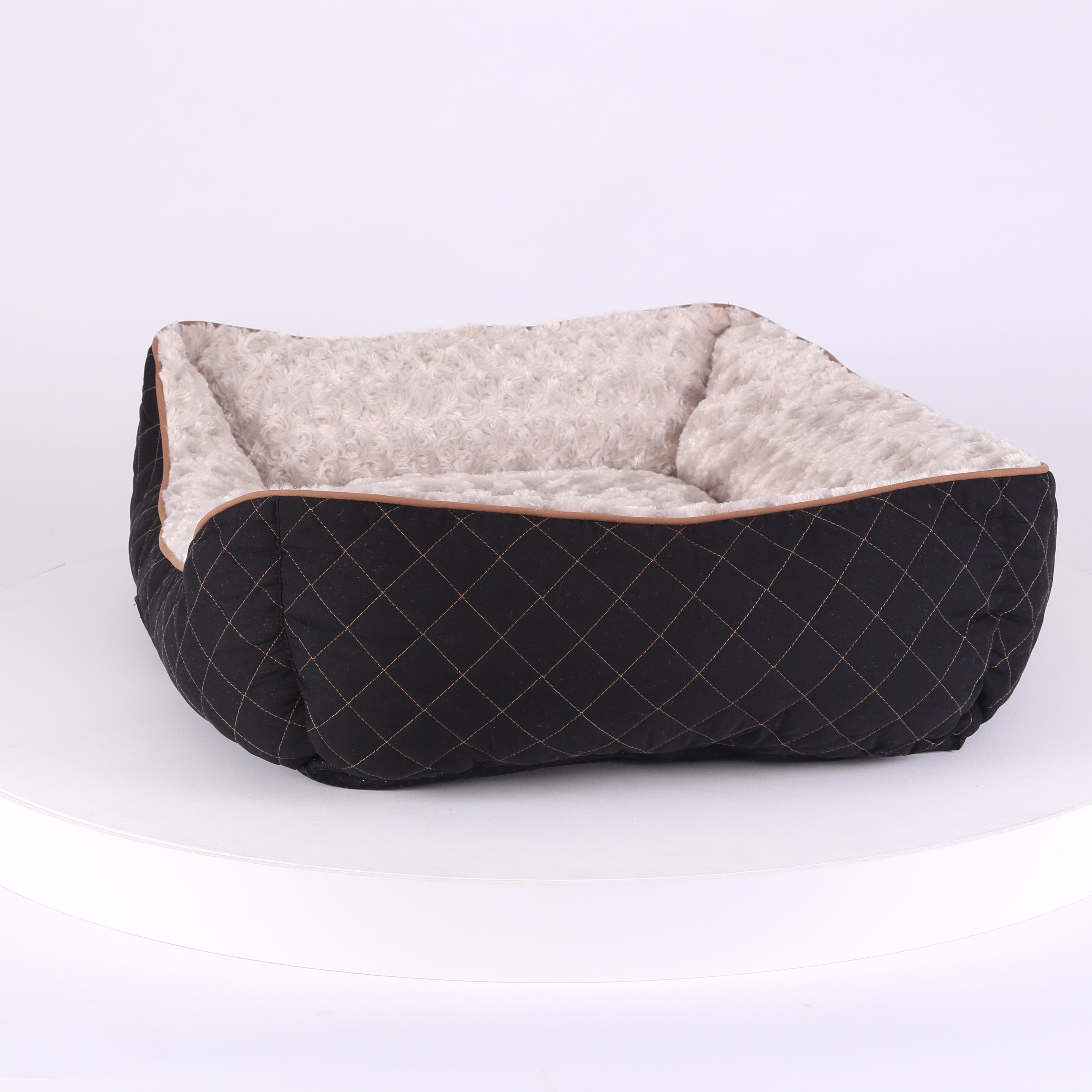 Wilton Box Dog Bed - Black Dog Bed Scruffs®