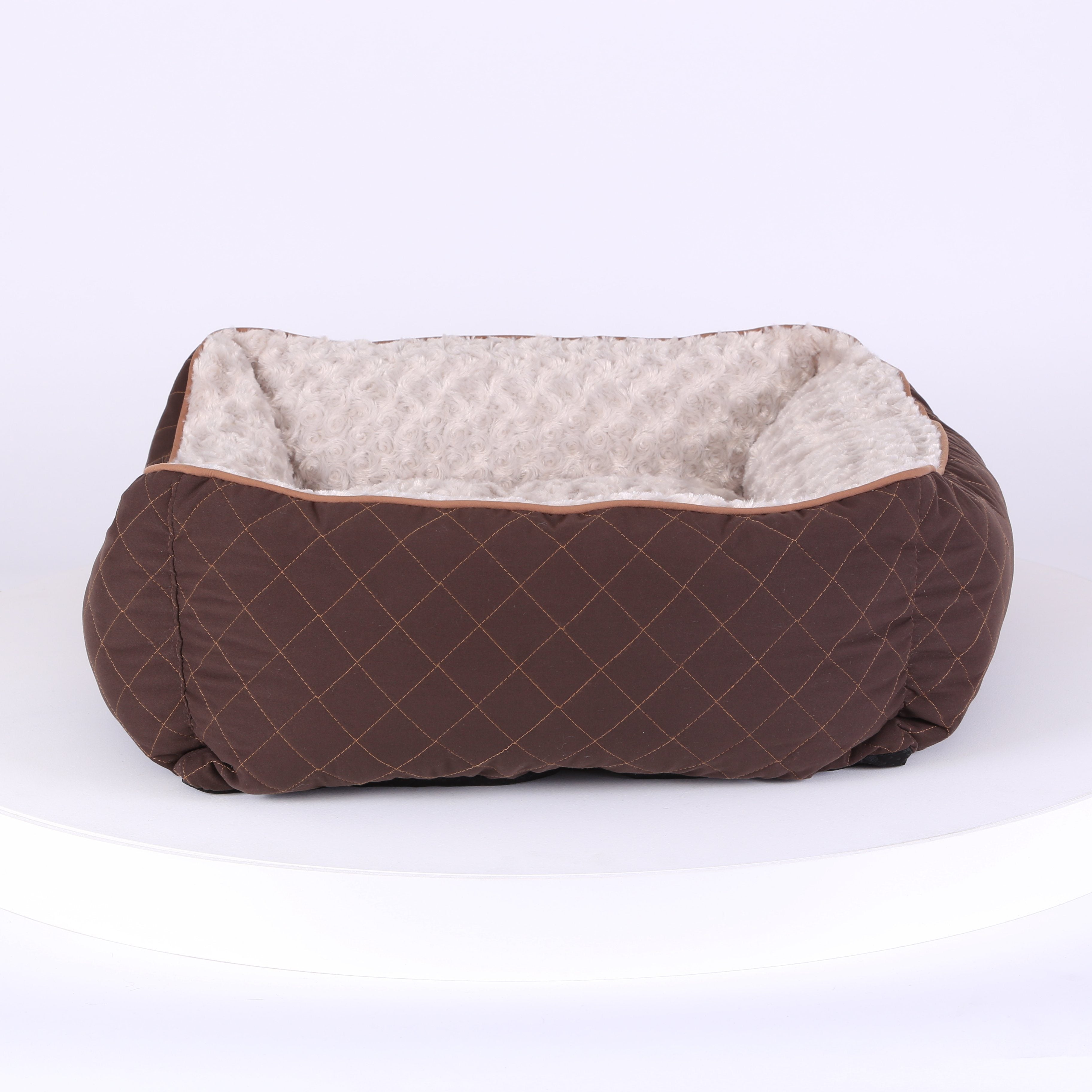 Wilton Box Dog Bed - Brown Dog Bed Scruffs®