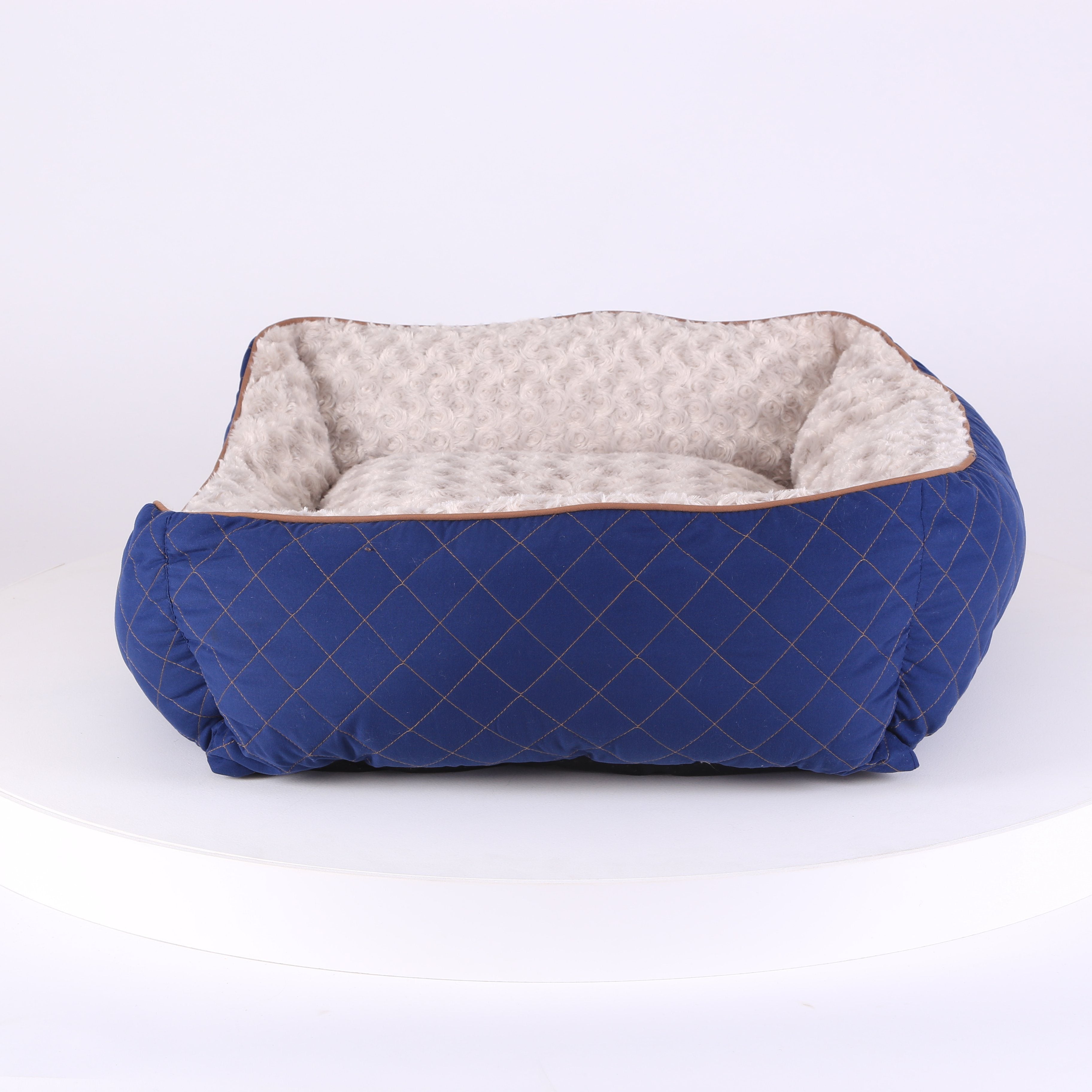 Wilton Box Dog Bed - Blue Dog Bed Scruffs®