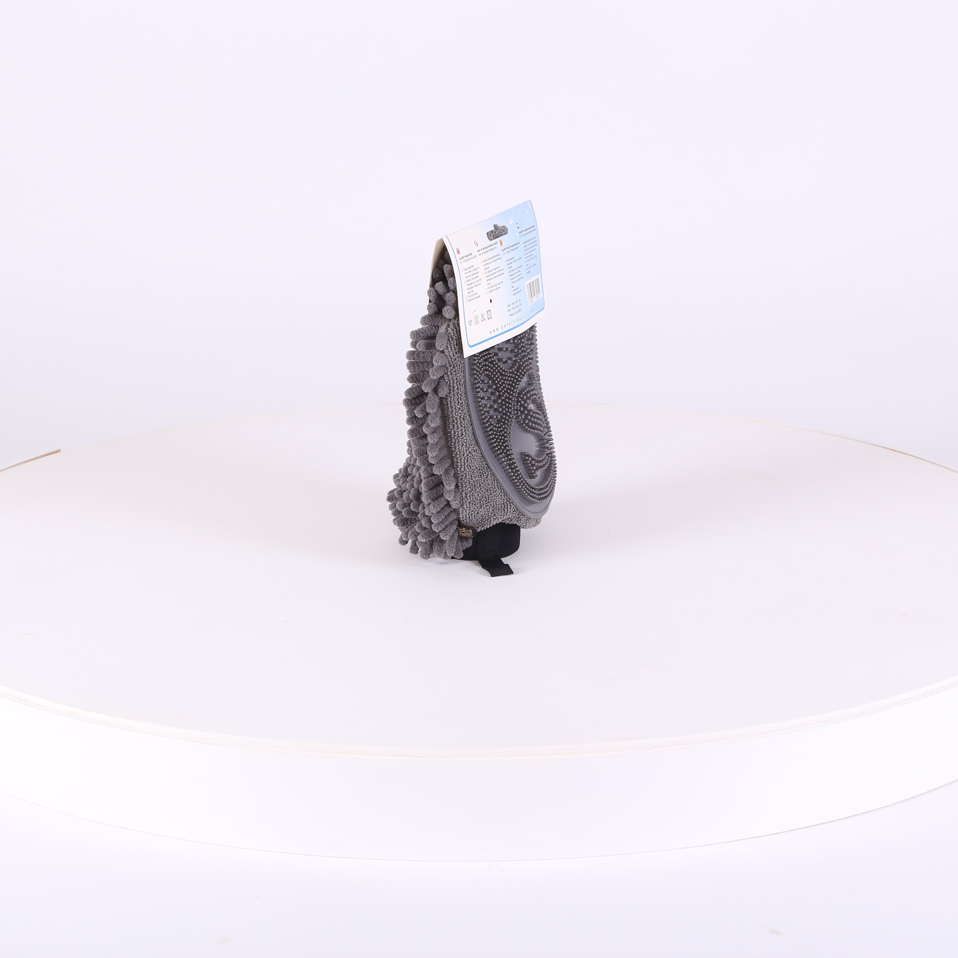 Noodle Dry Mitt - Grey Dog Grooming Scruffs®