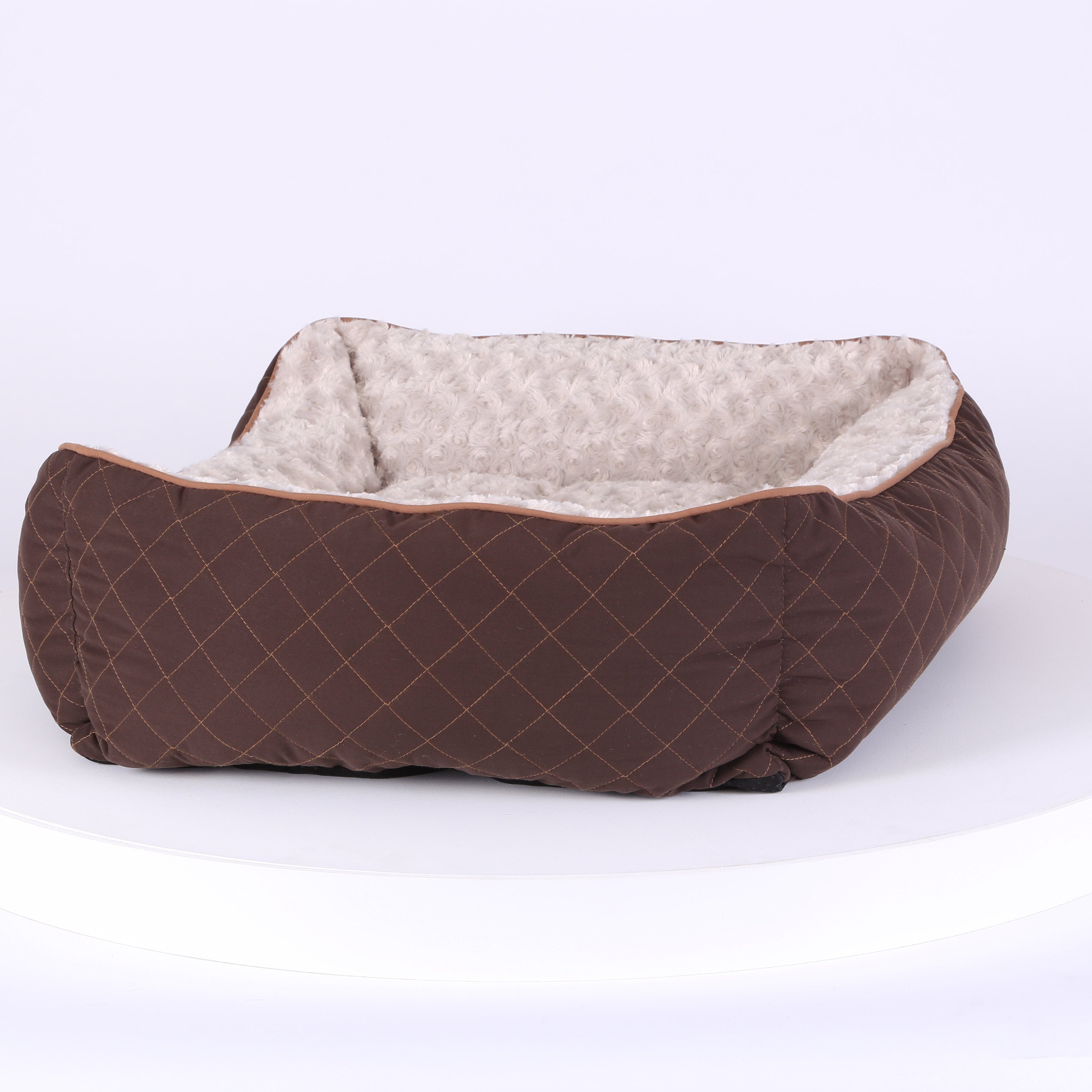 Wilton Box Dog Bed - Brown Dog Bed Scruffs®